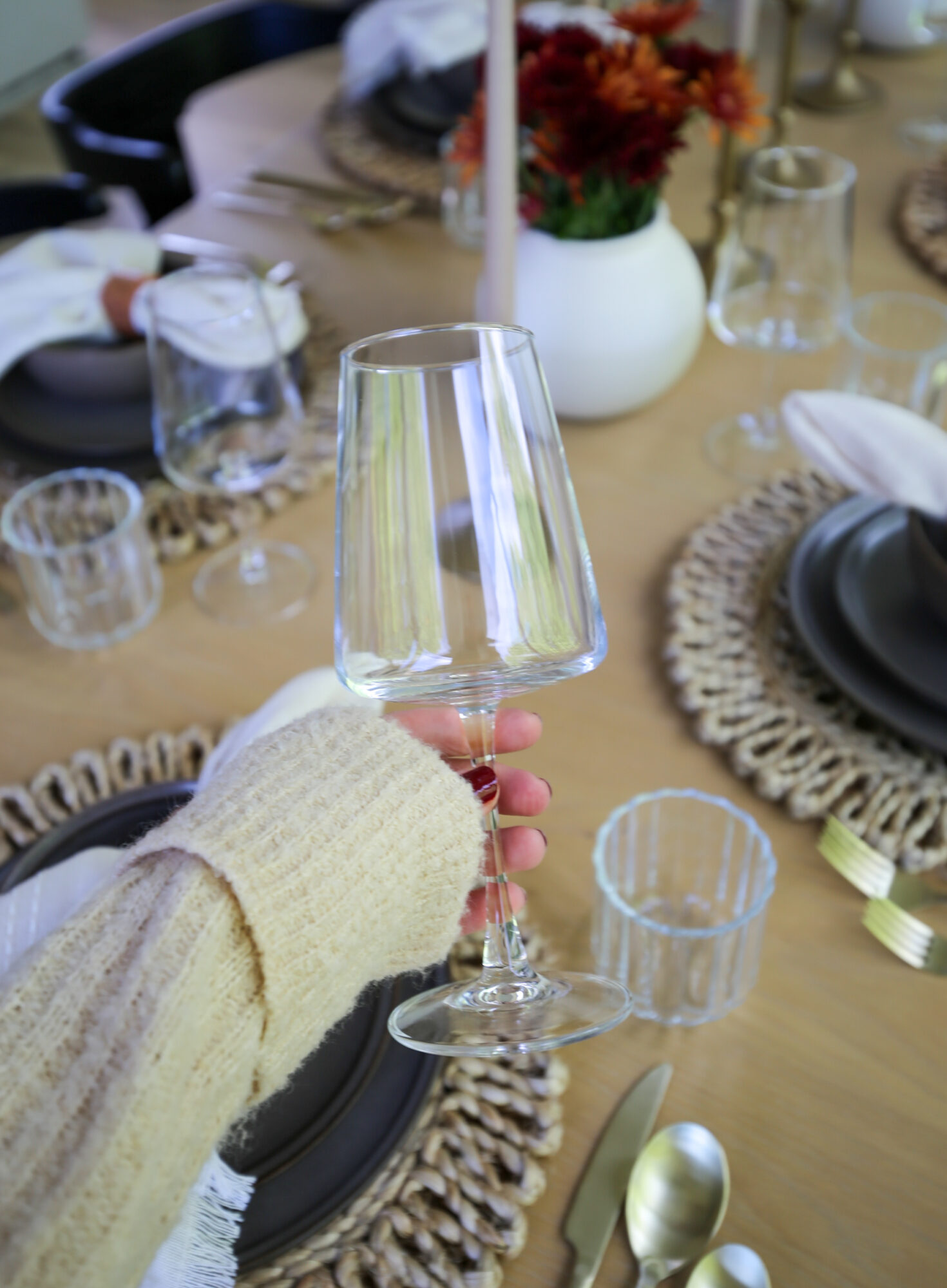 affordable fall tablescape 