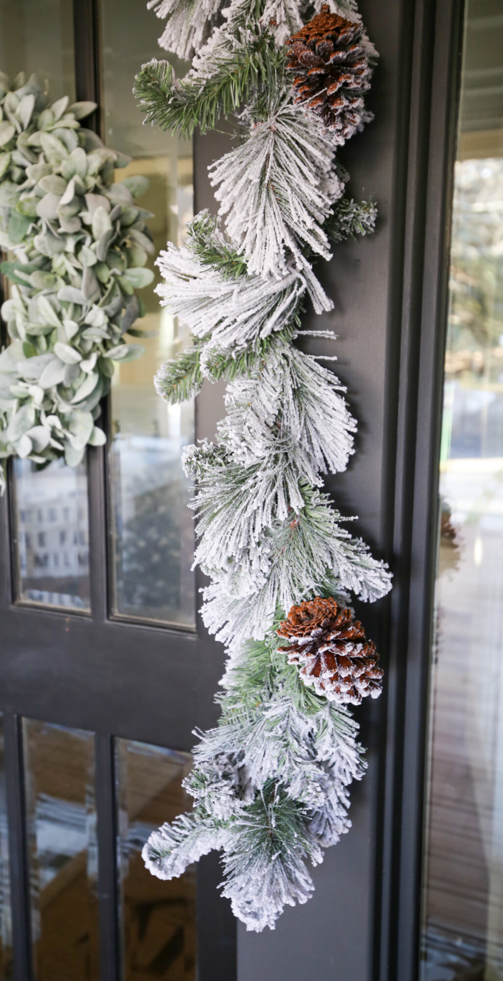 holiday front door decor