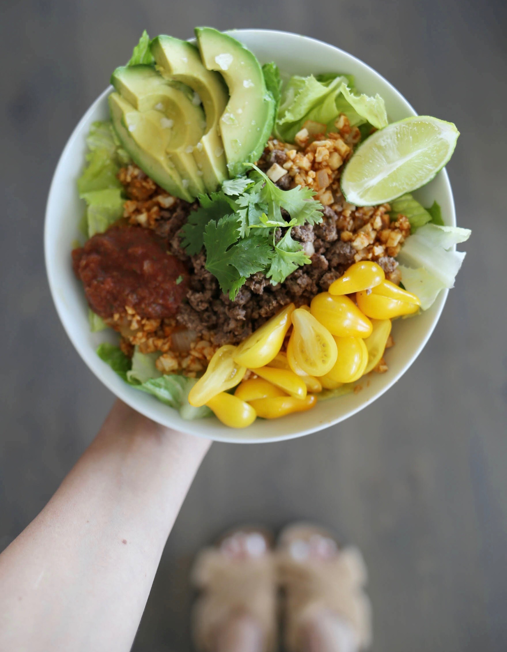 healthy taco salad