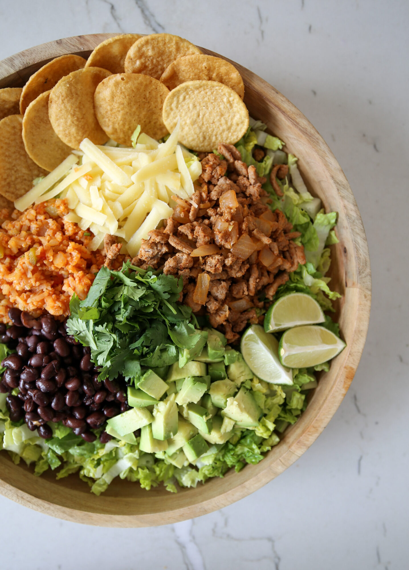turkey taco salad