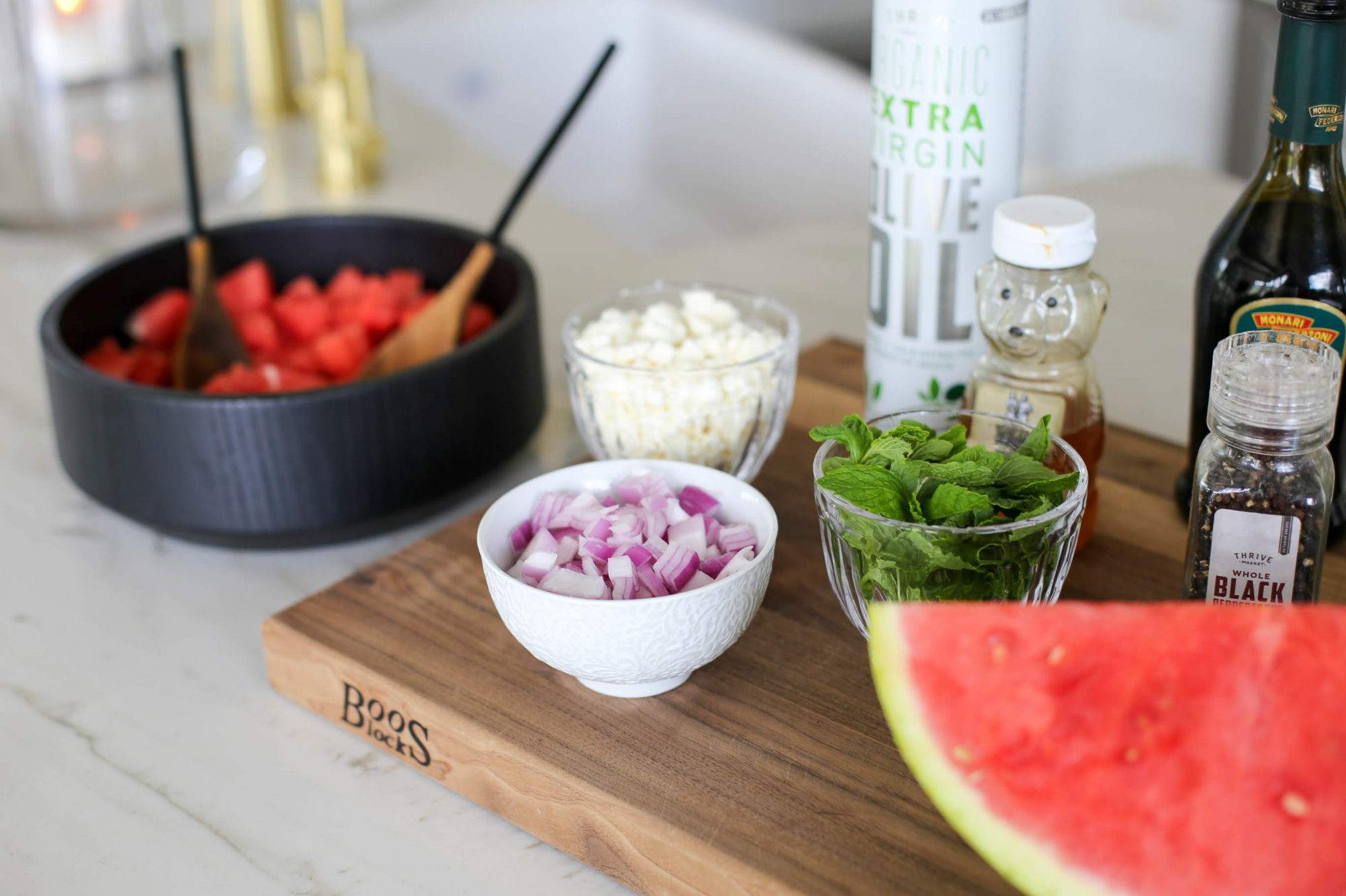 watermelon summer salad