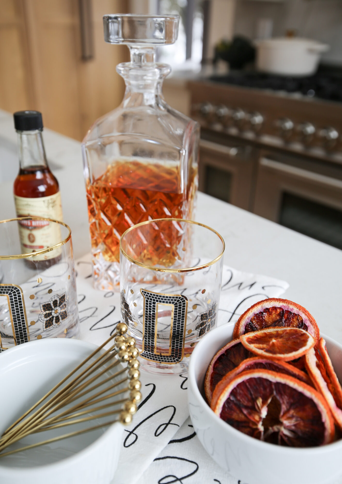 merry manhattan holiday cocktail