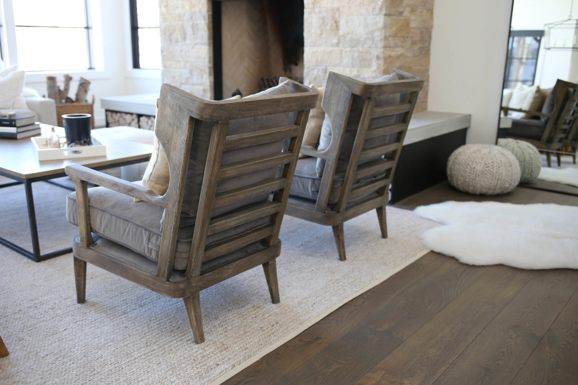 modern farmhouse living room