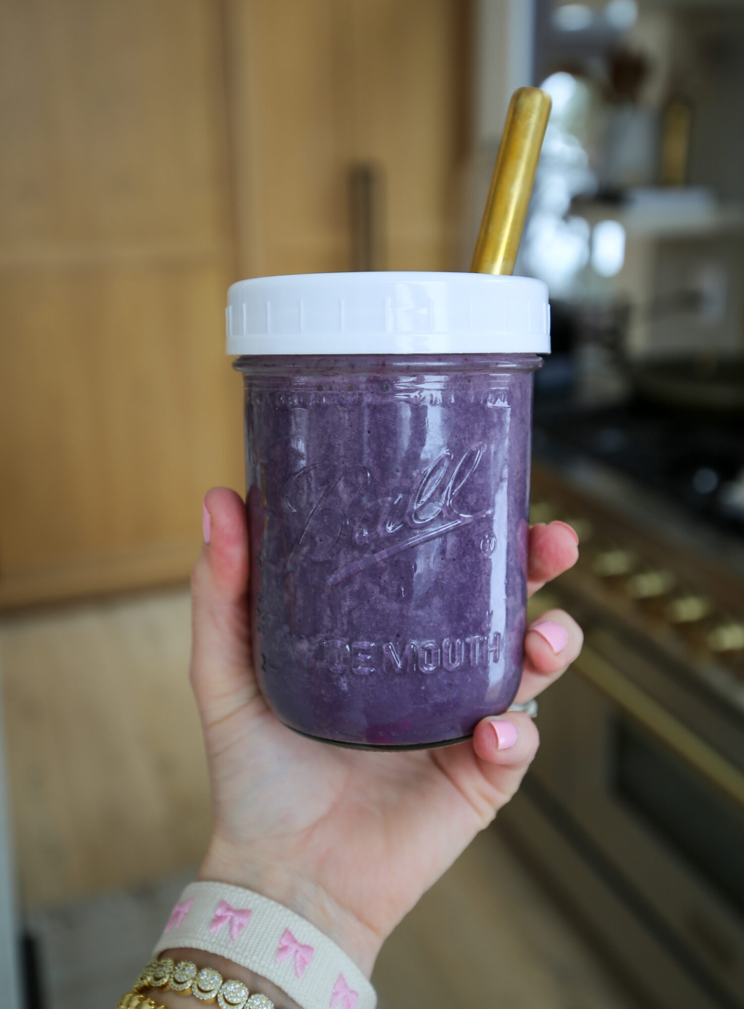 blueberry vanilla protein smoothie