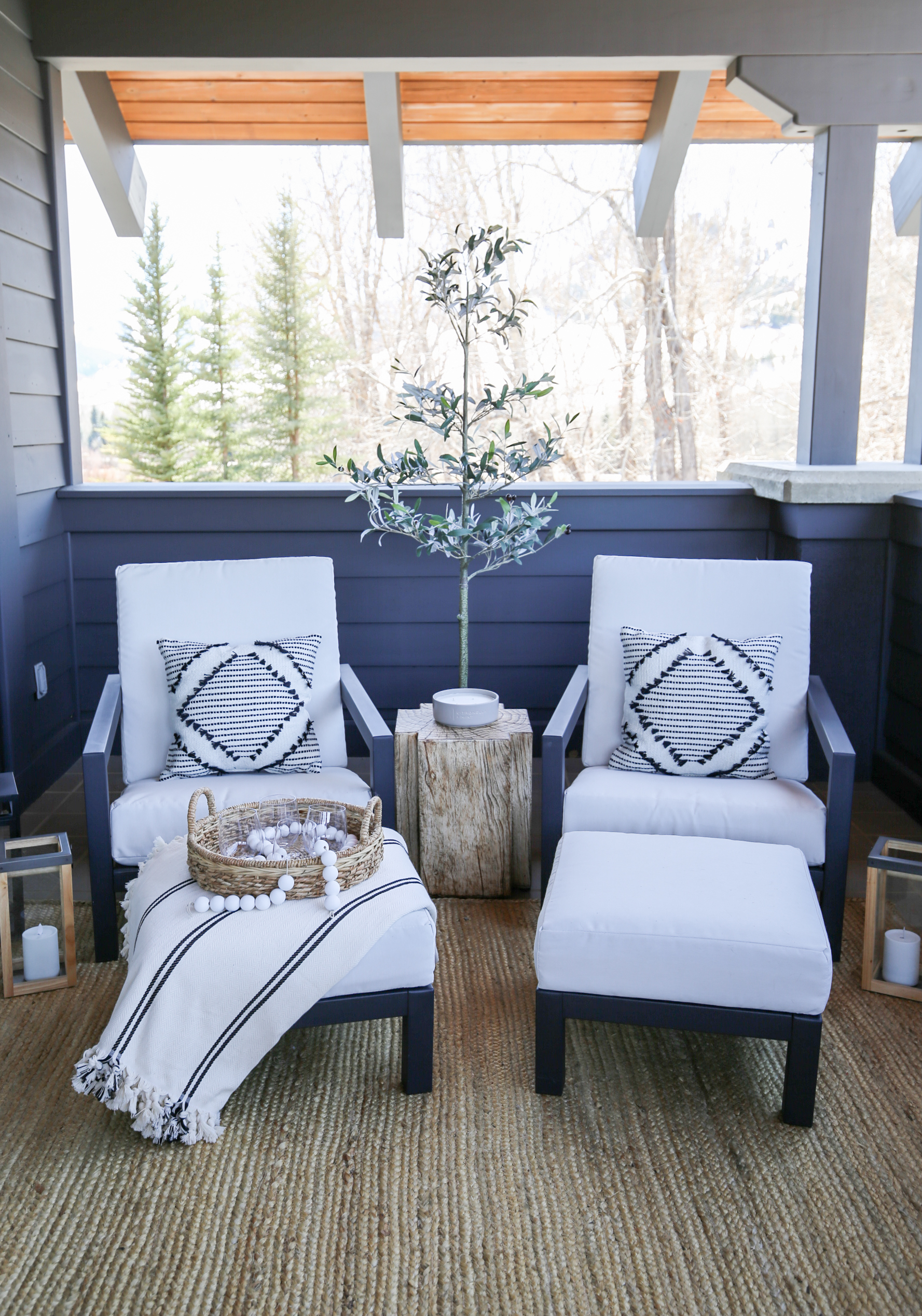 Bedroom Patio Seating Area + Affordable Outdoor Chairs