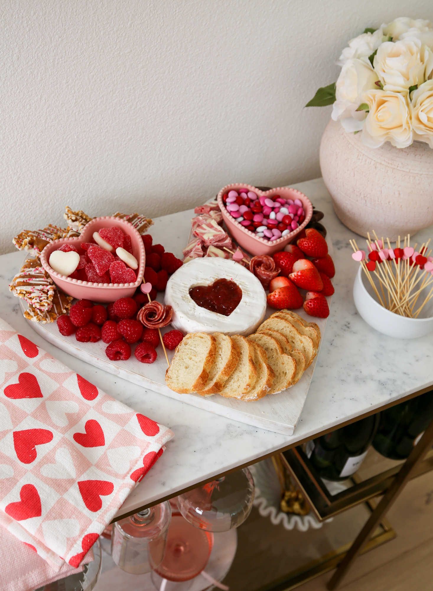 Valentine's Day Charcuterie Board