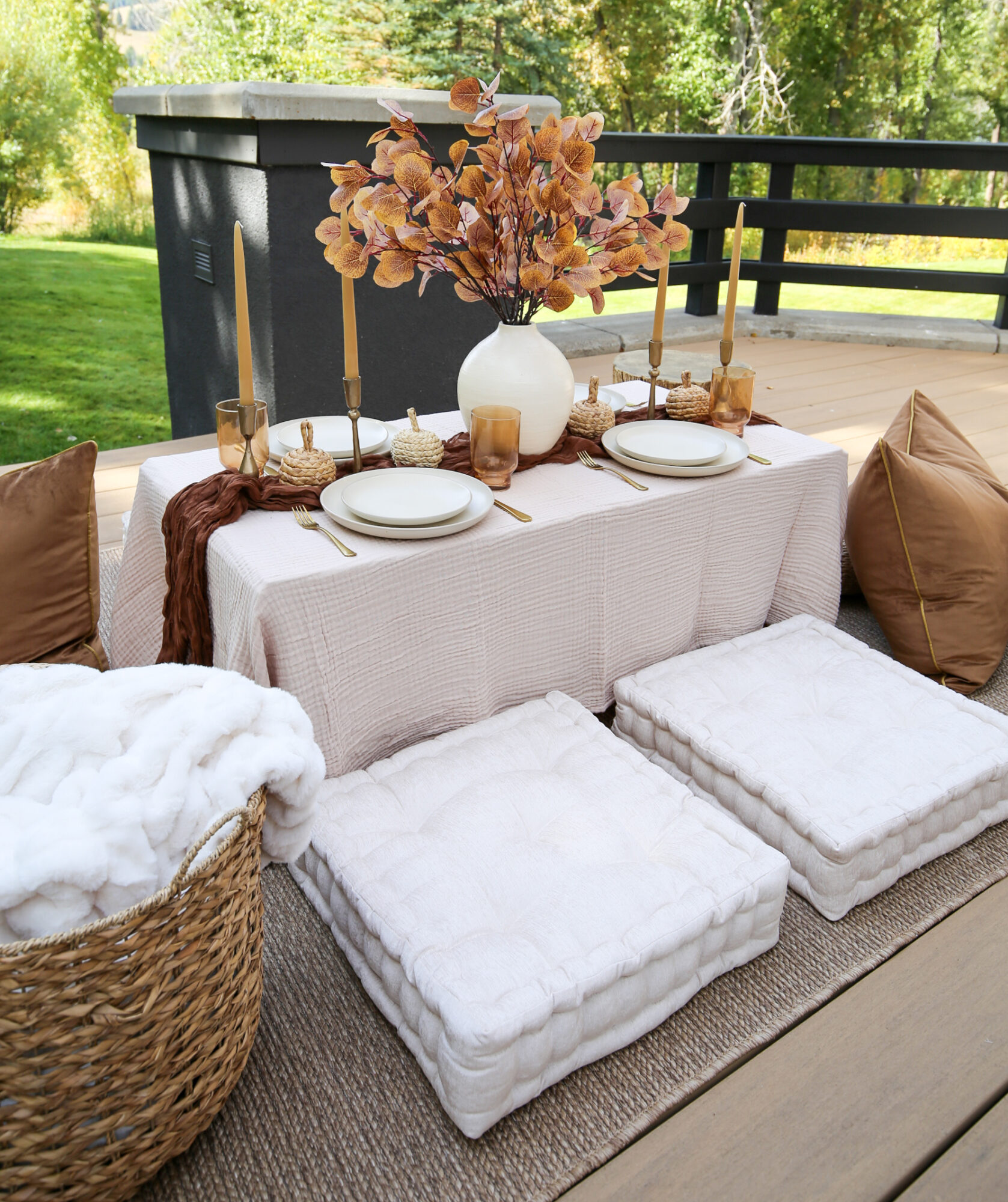 cozy fall picnic 