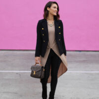 laced up leggings pink wall