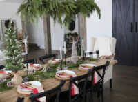 farmhouse christmas table