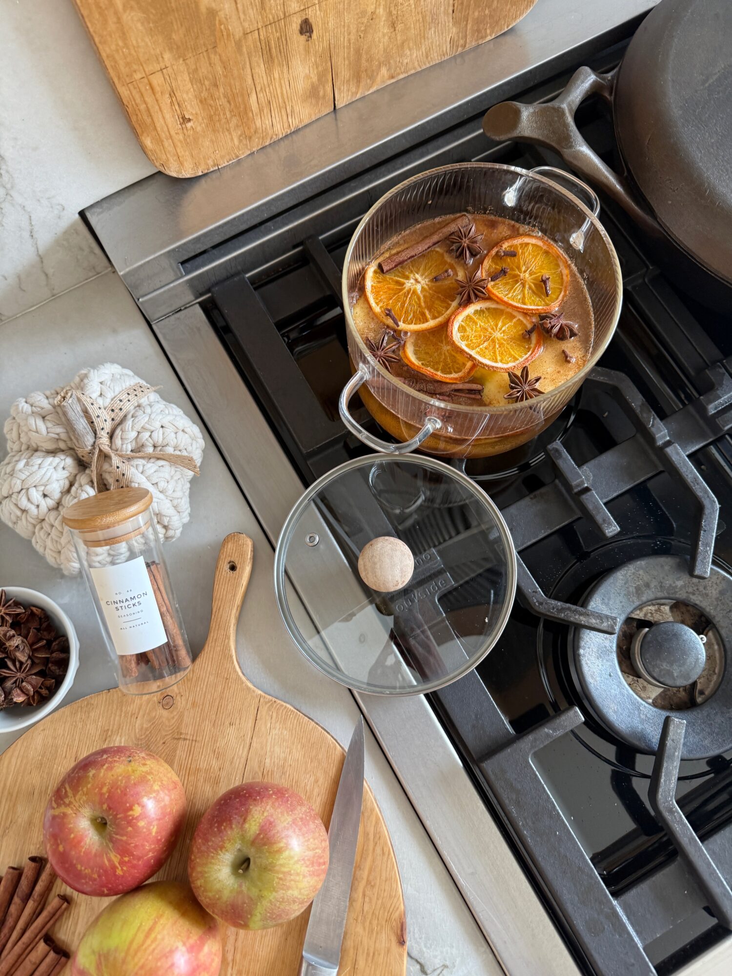 pumpkin spice simmer pot