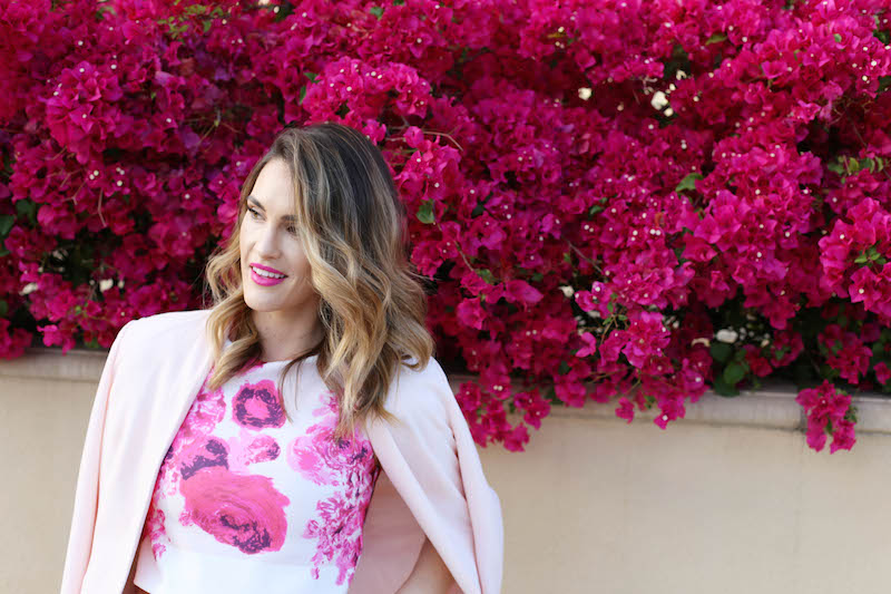 spring dress bougainvillea florals