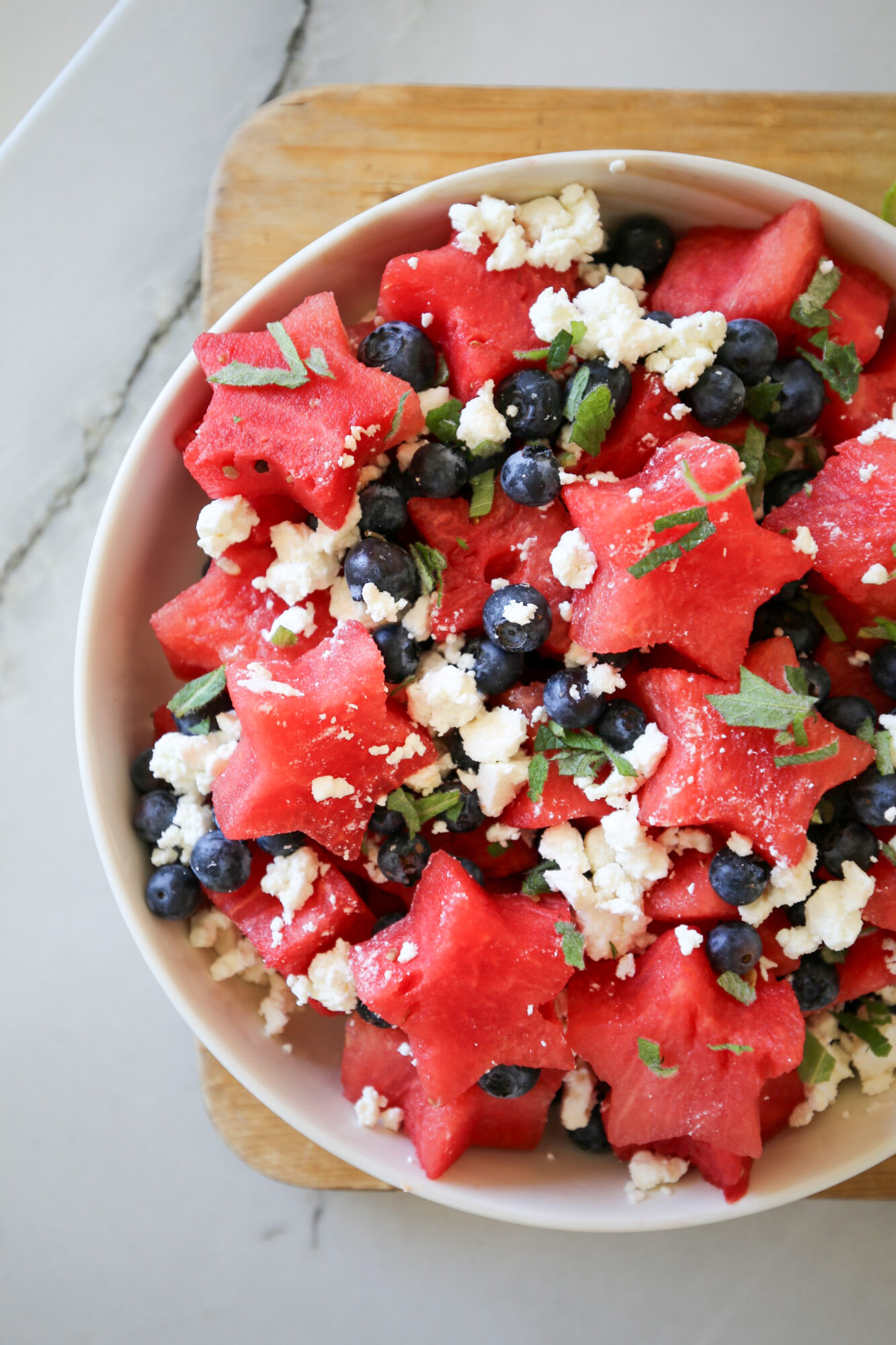 watermelon star salad