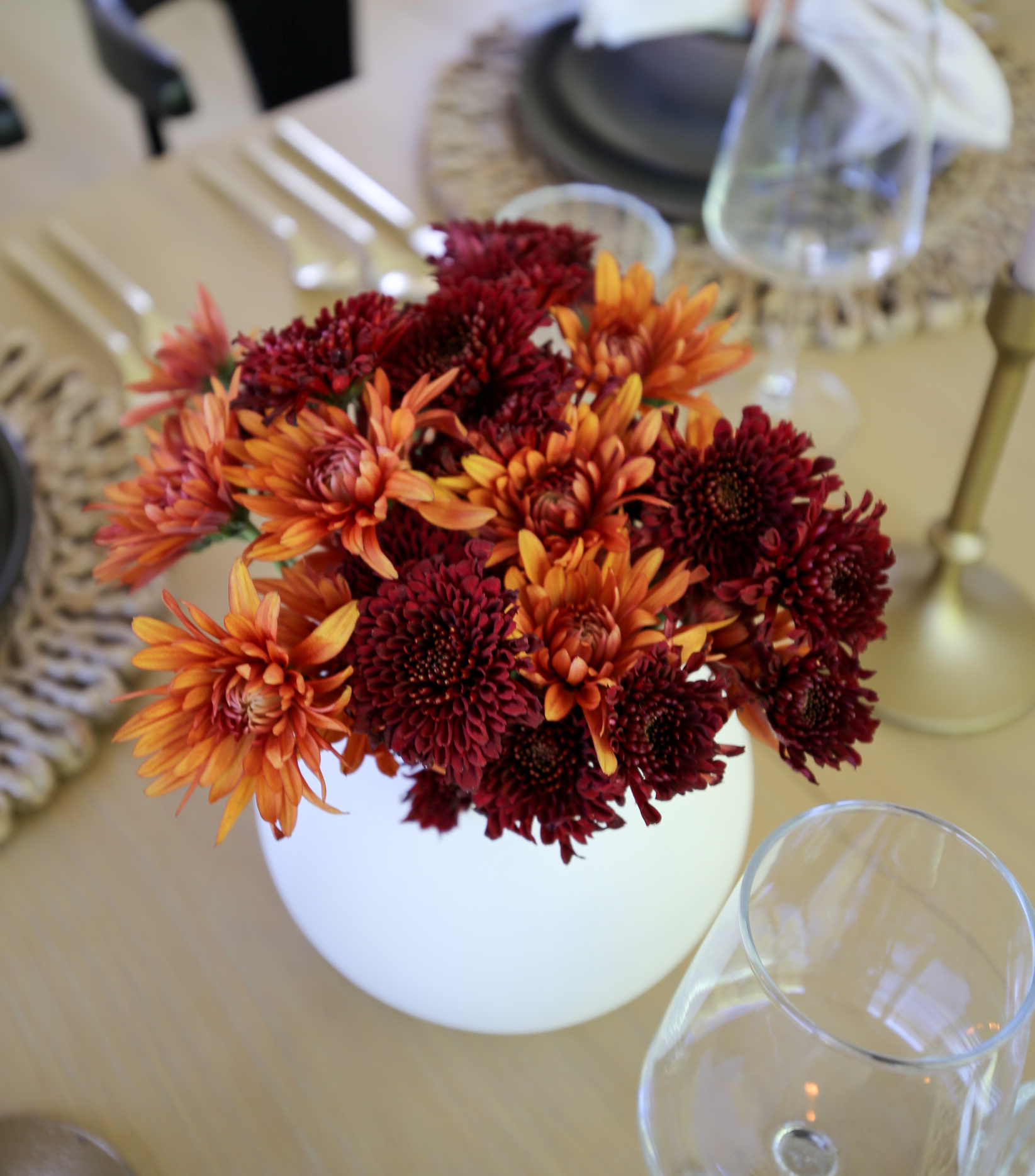 affordable fall tablescape 