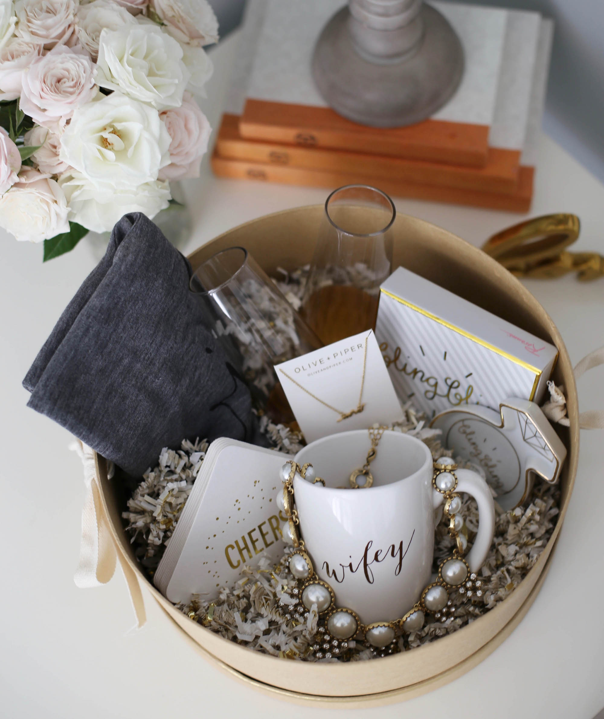 bride to be basket