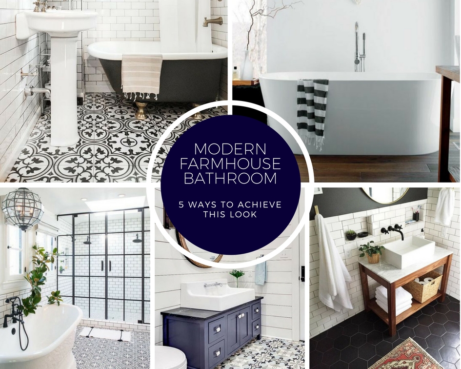 Modern Farmhouse Bathroom