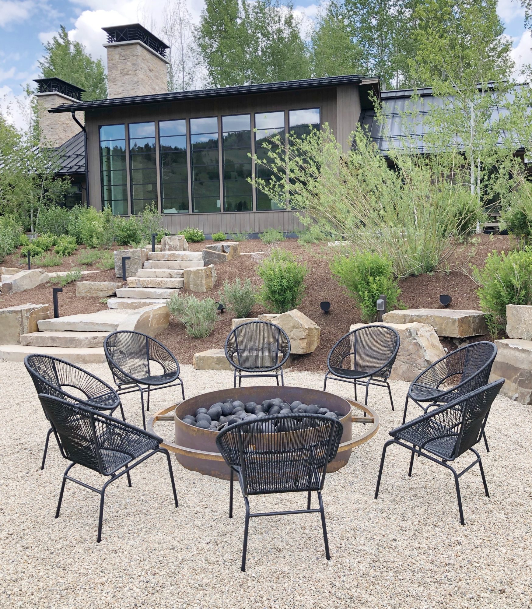 outdoor furniture and decor