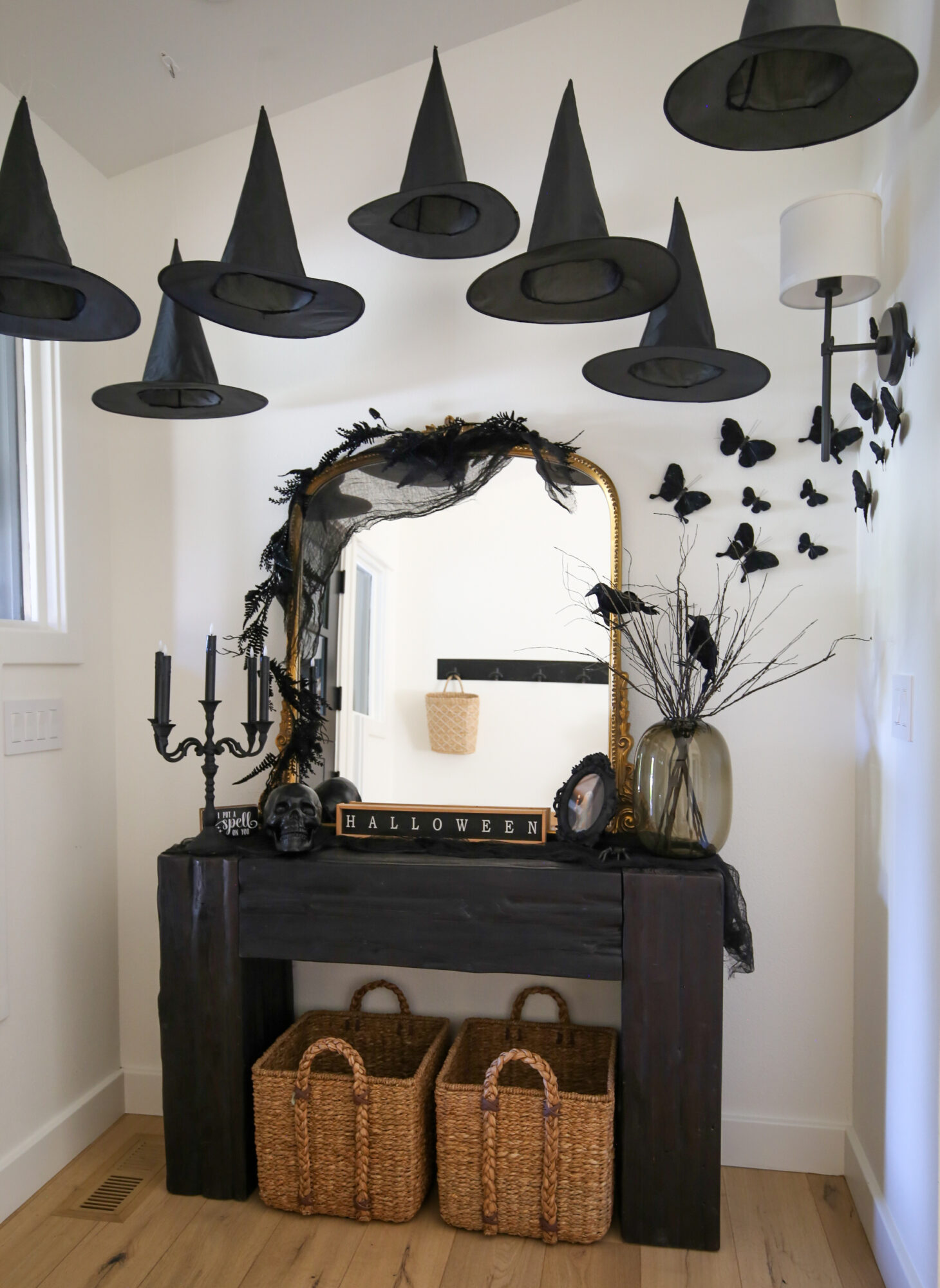 vintage style halloween entry