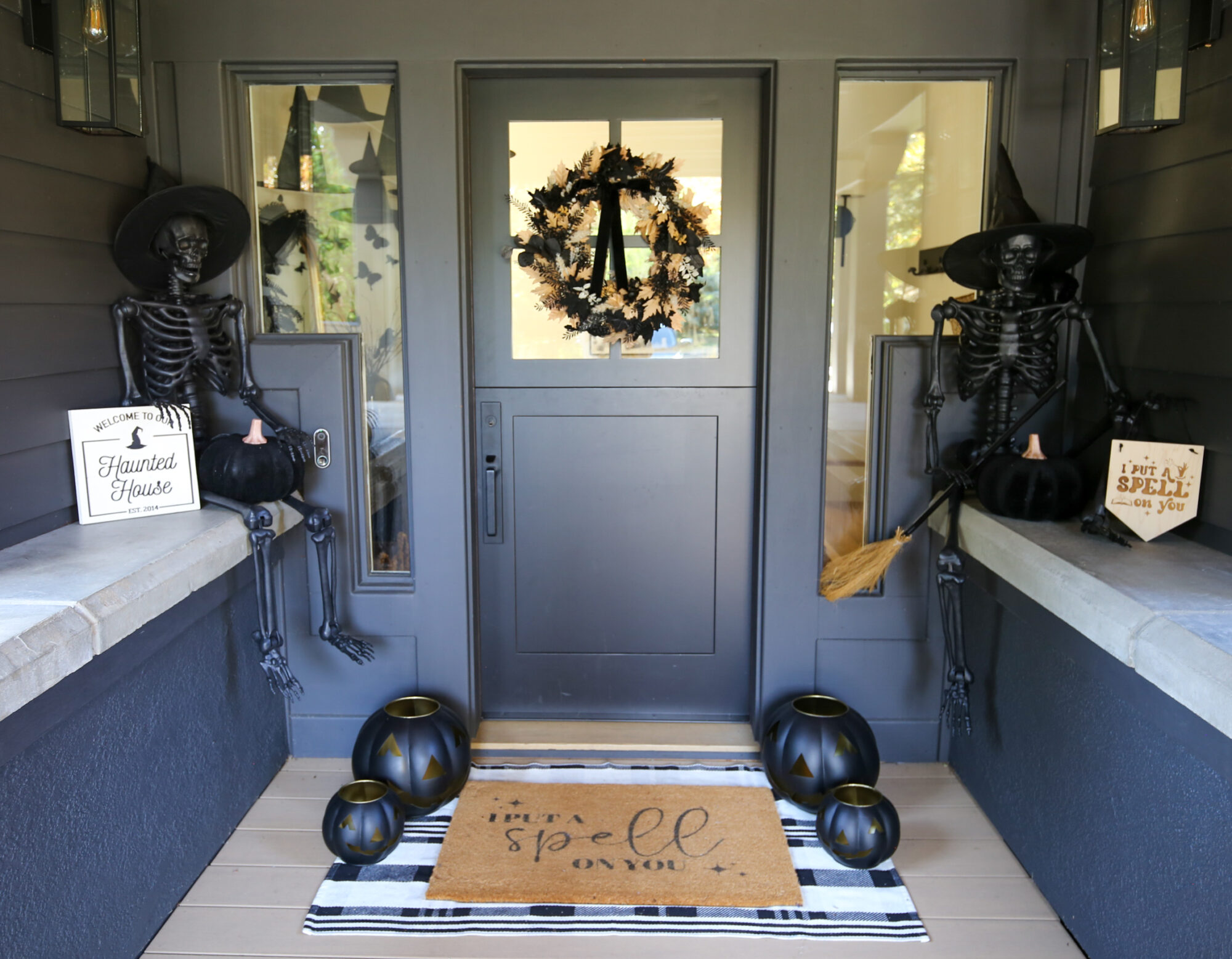 halloween front door