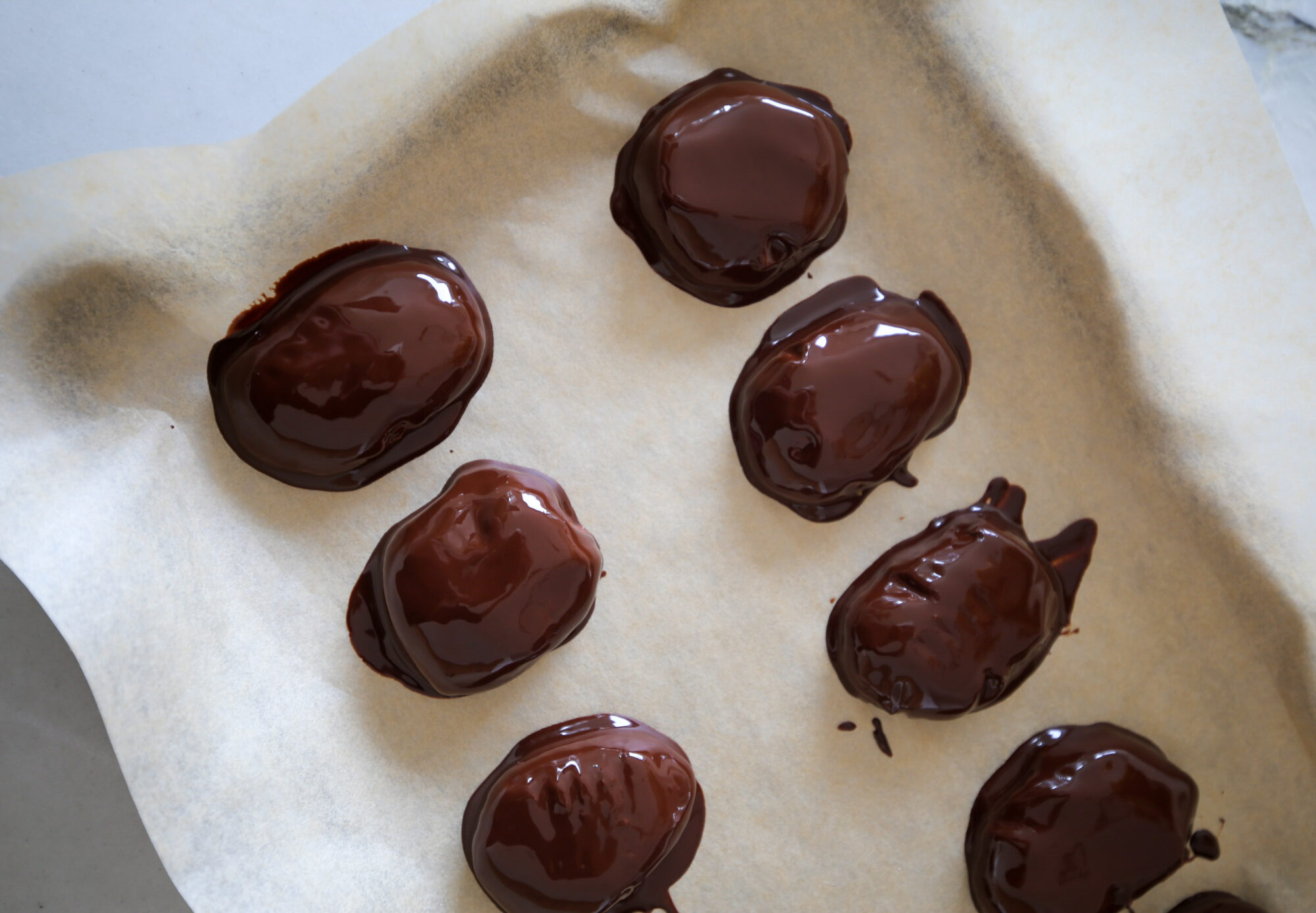 healthy chocolate peanut butter easter eggs