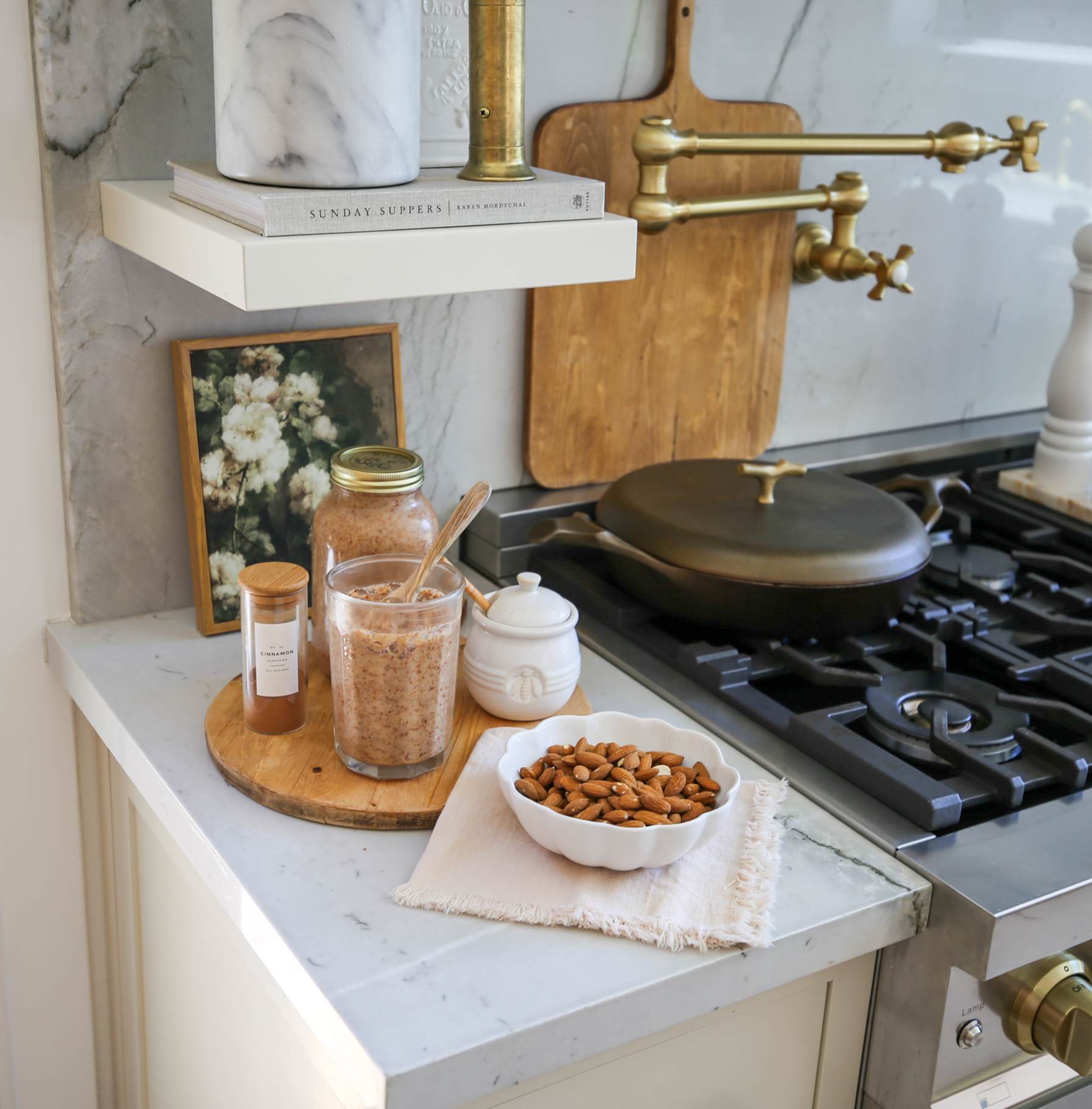 homemade raw almond butter