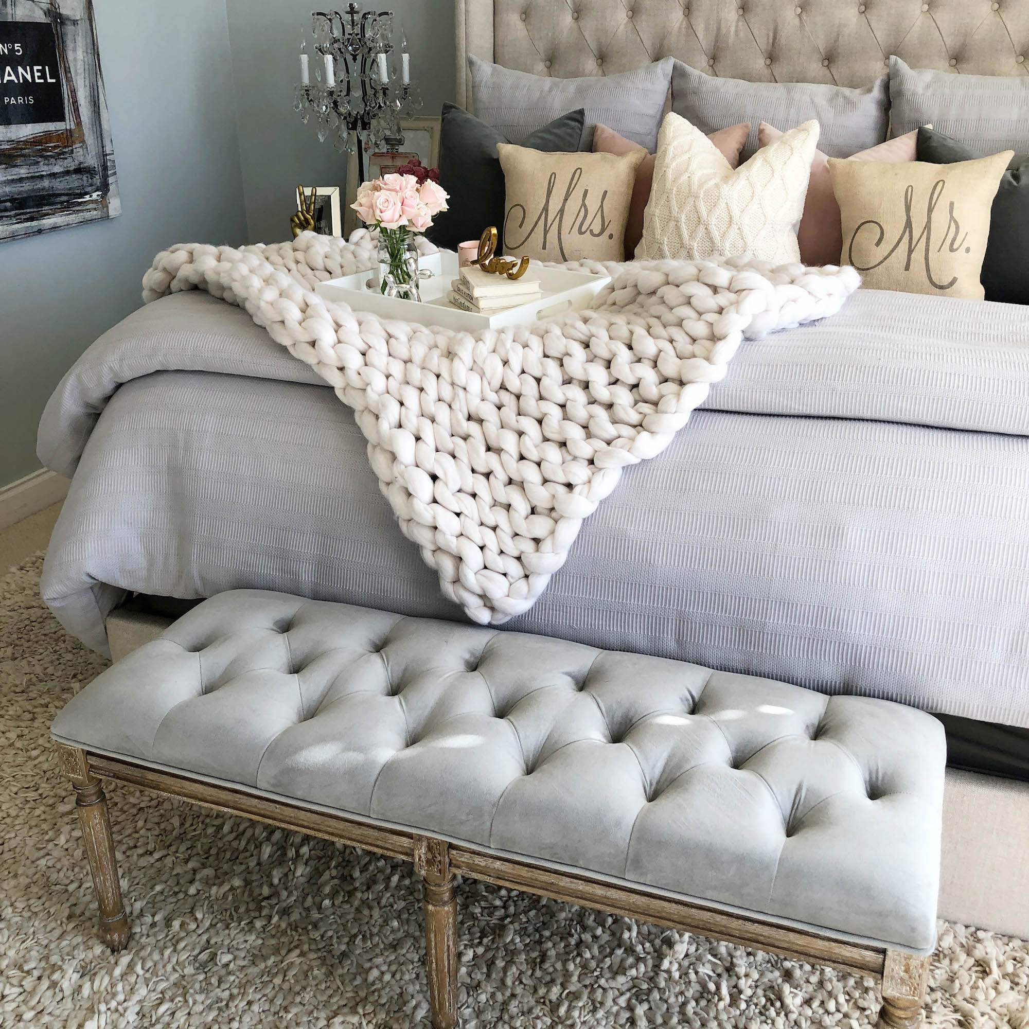 shabby chic bedroom