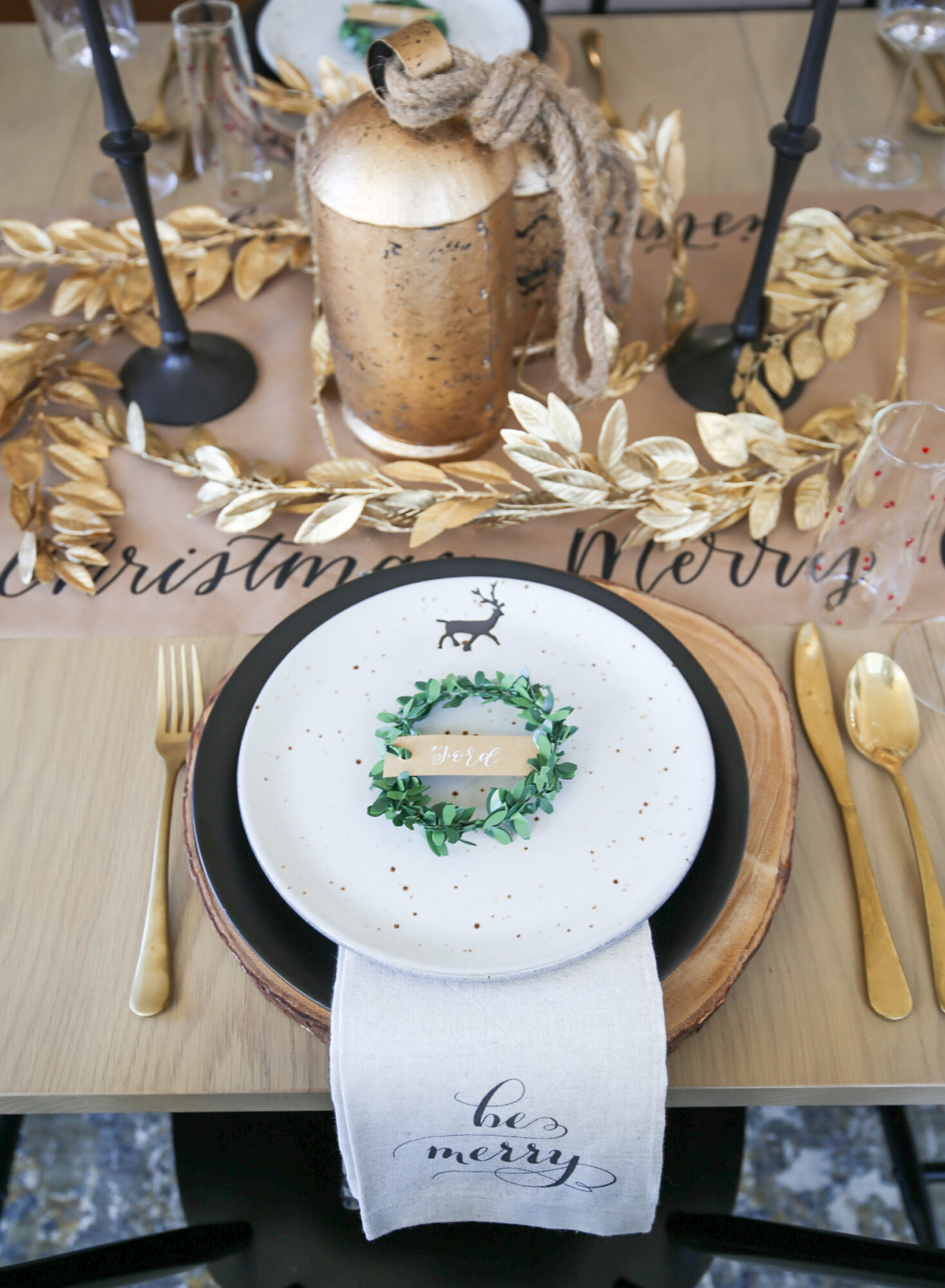 christmas table