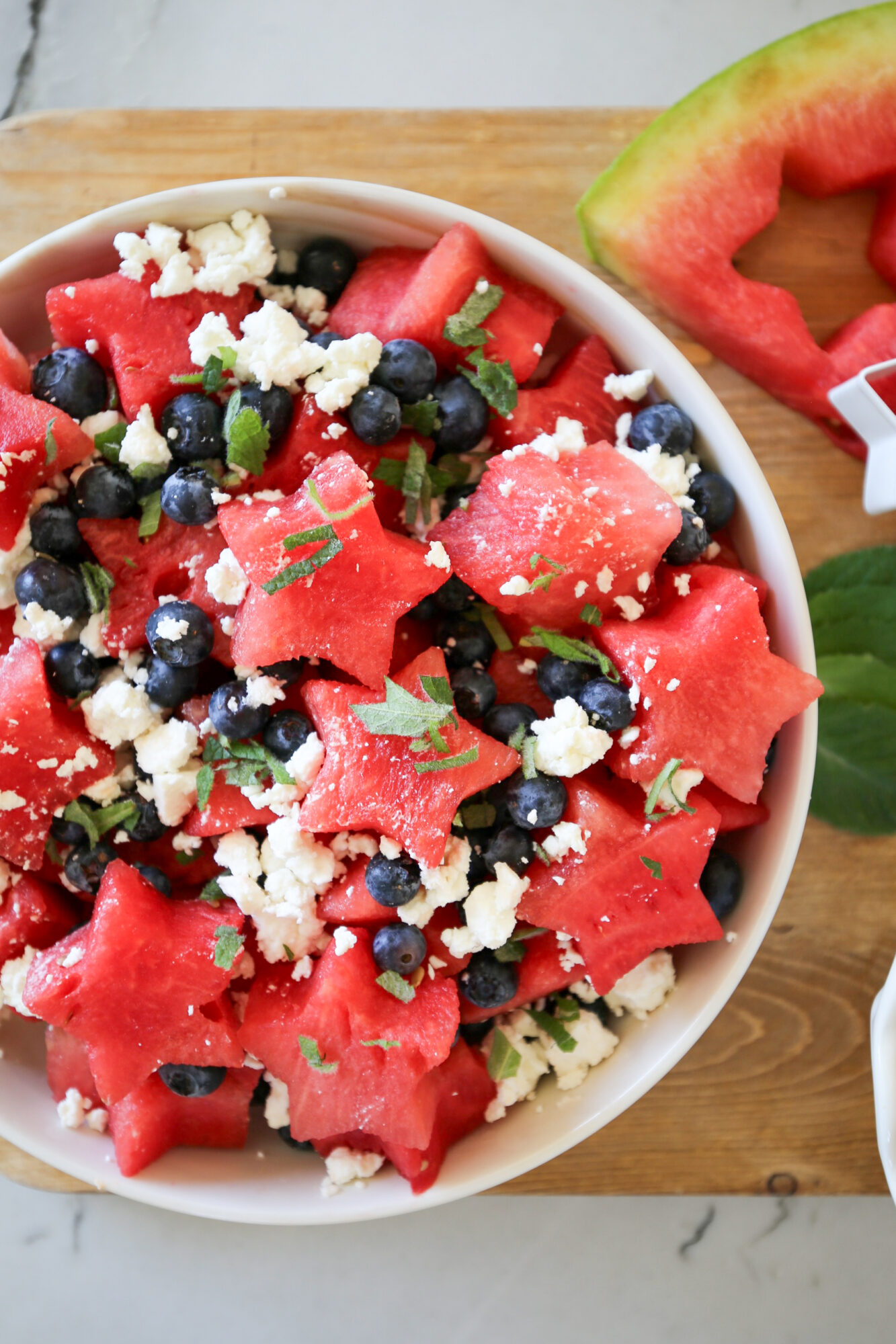 watermelon star salad