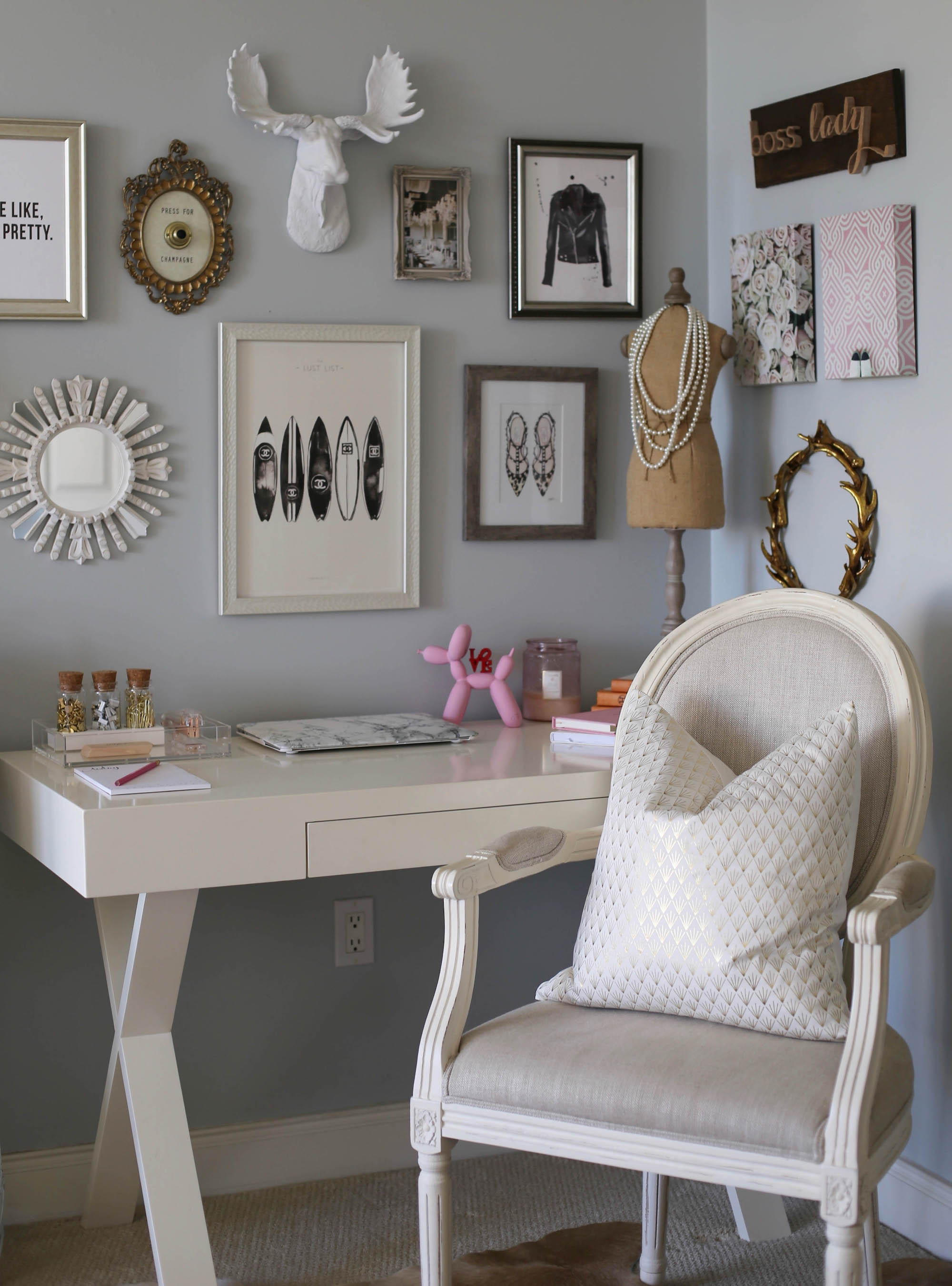 home office styled by kasey