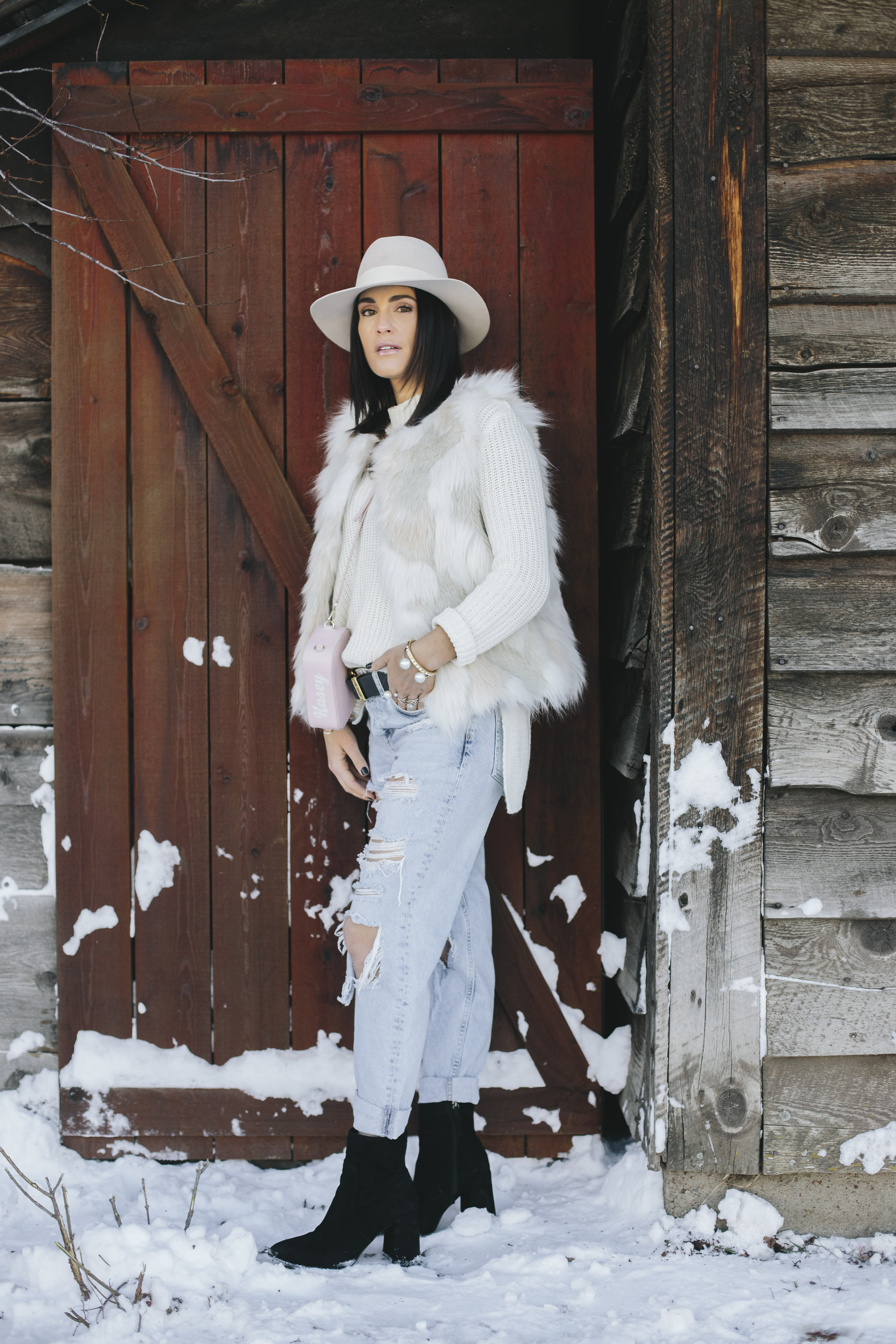 winter white styled by kasey