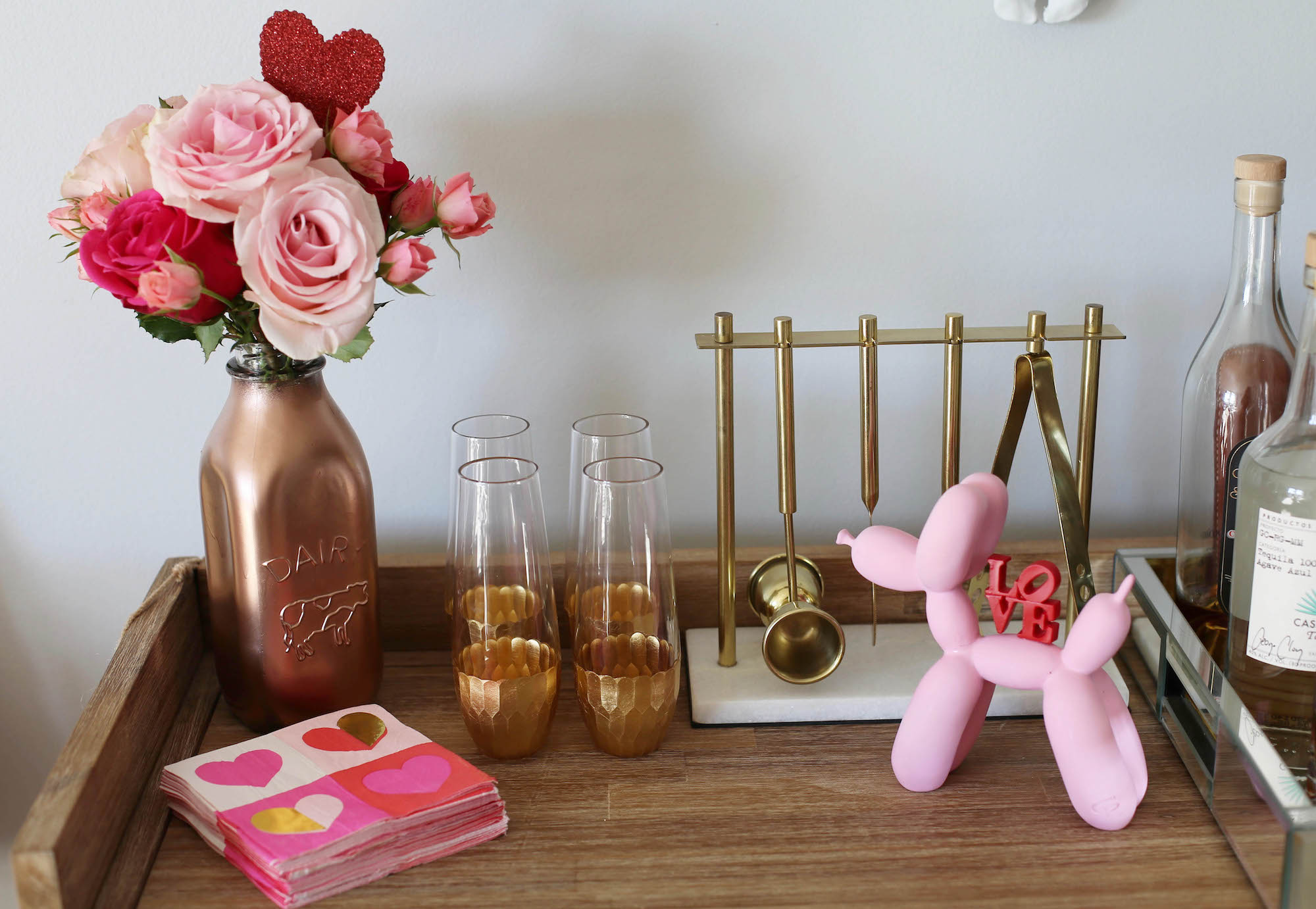 galentines party styled by kasey