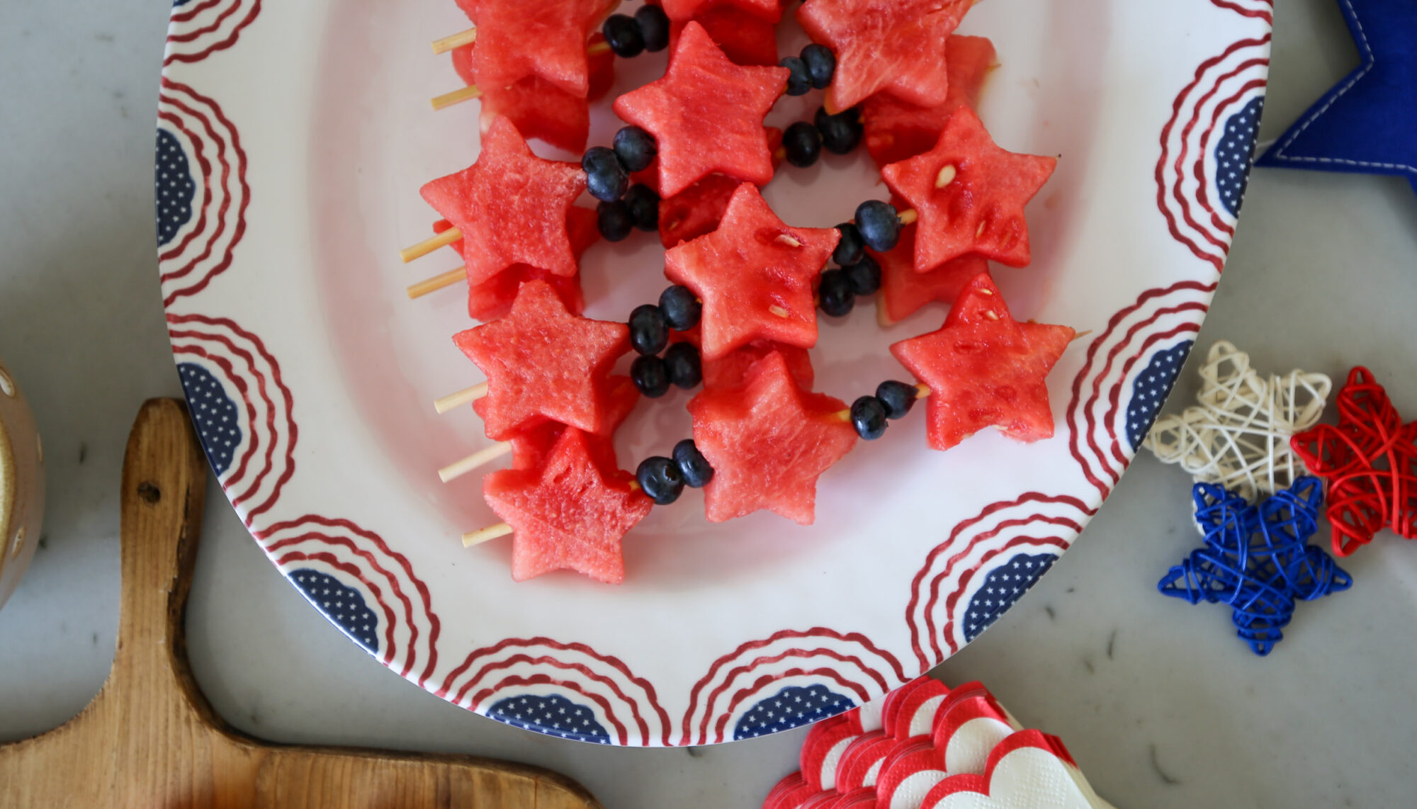 Star Watermelon Skewers