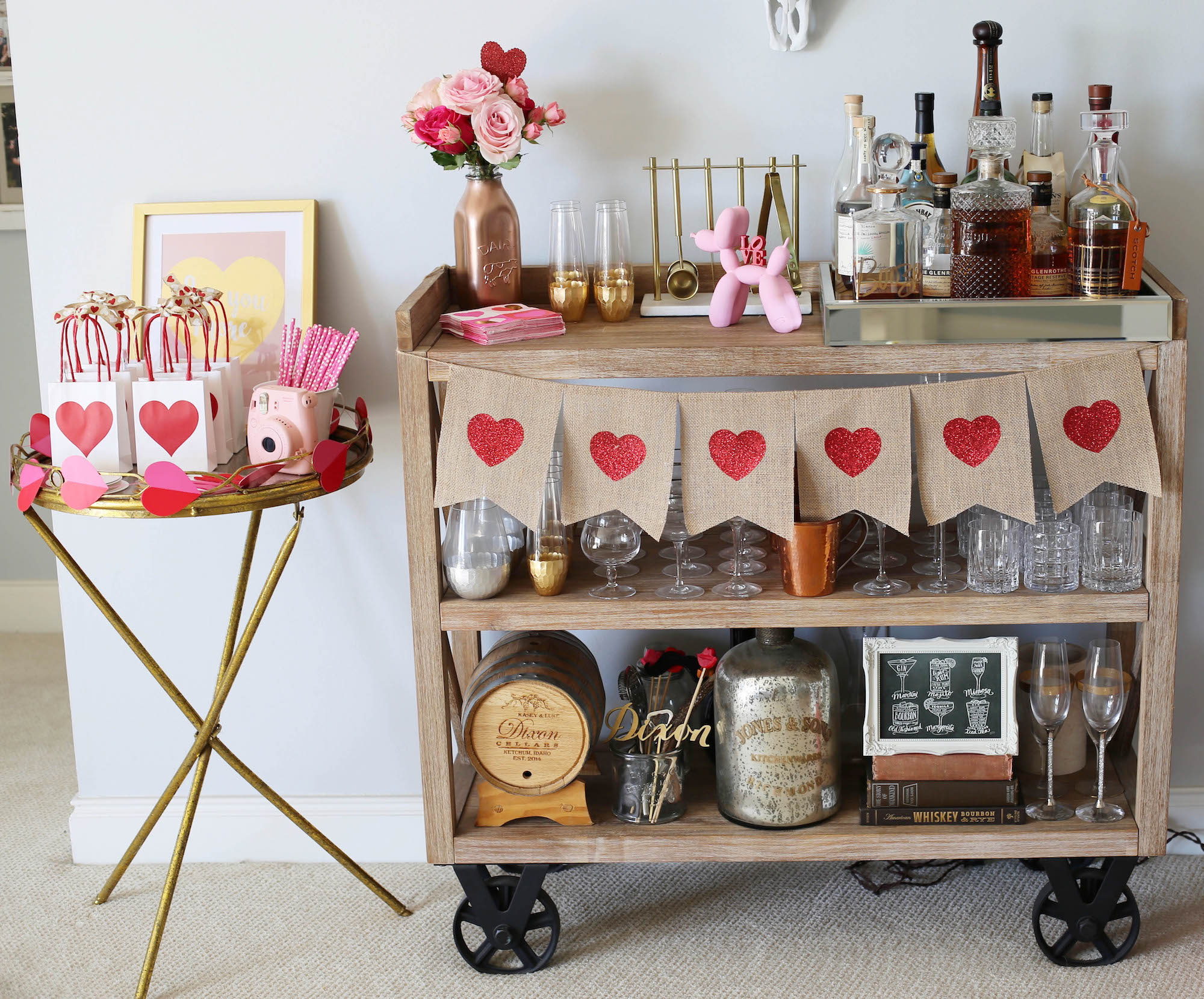 galentines party styled by kasey