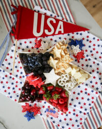 4th of July Star charcuterie board
