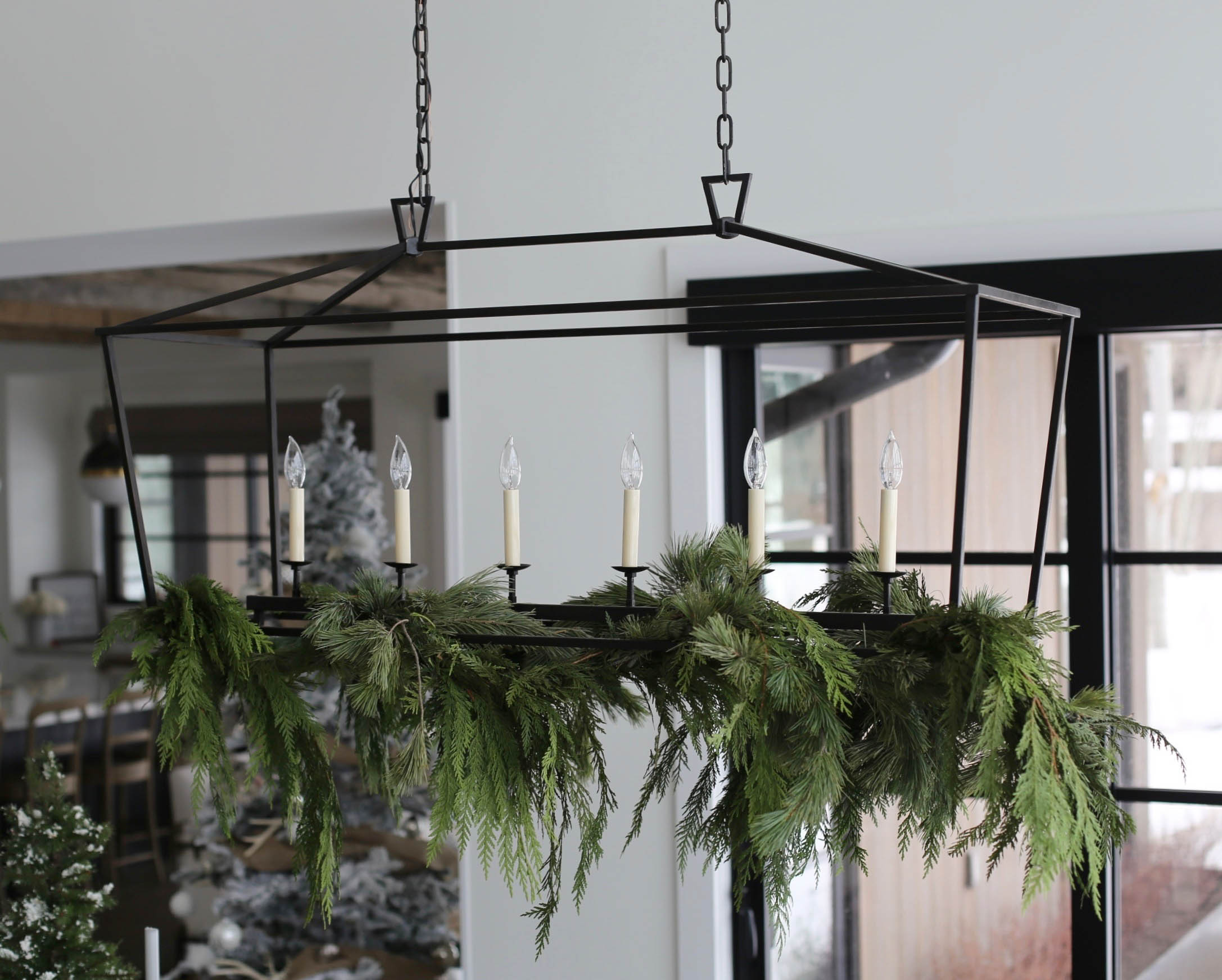 farmhouse christmas table