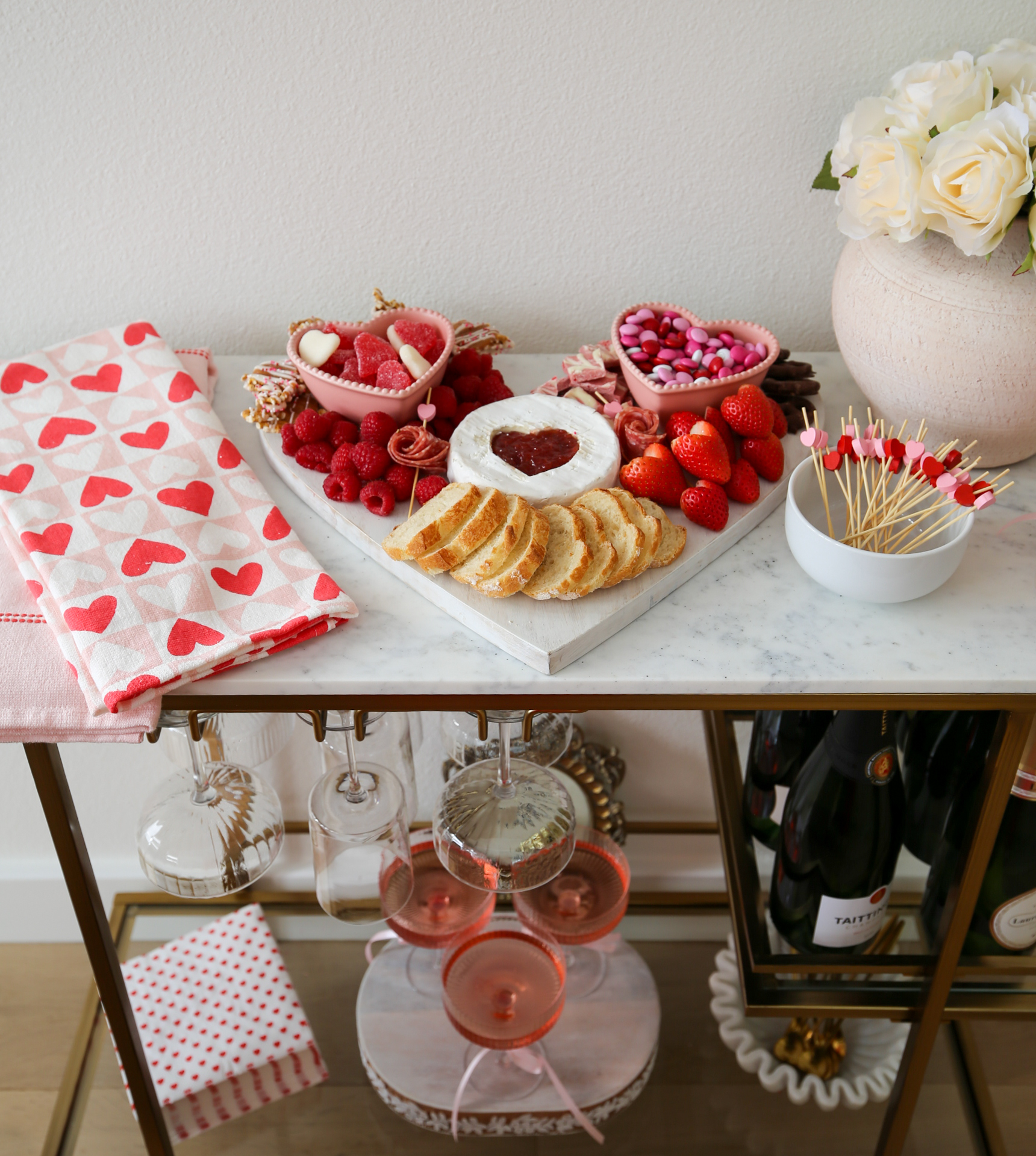 Valentine's Day Charcuterie Board
