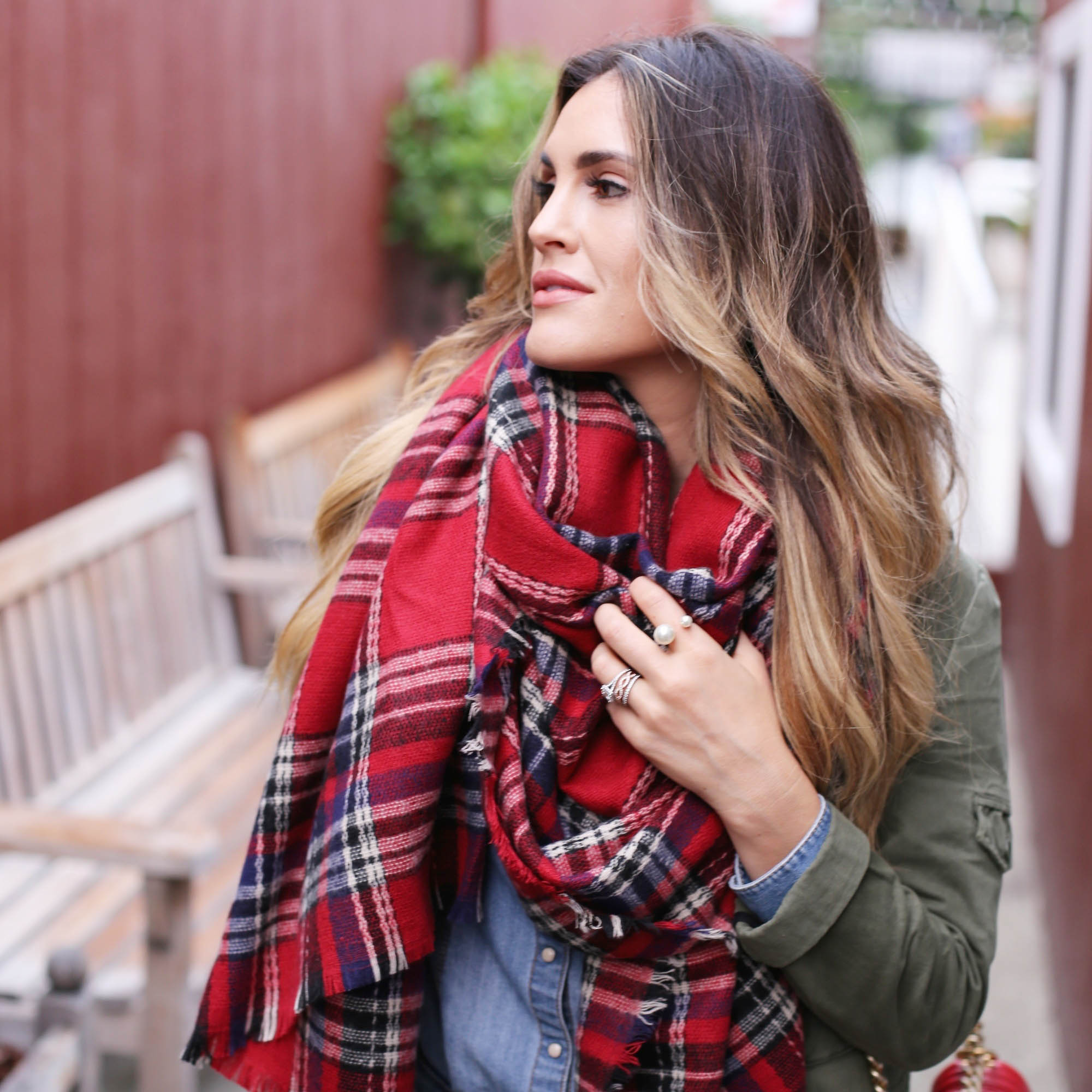 plaid boyfriend jean vince camuto boots