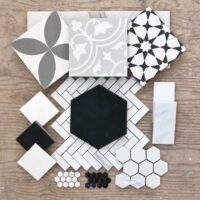 cement tile modern farmhouse