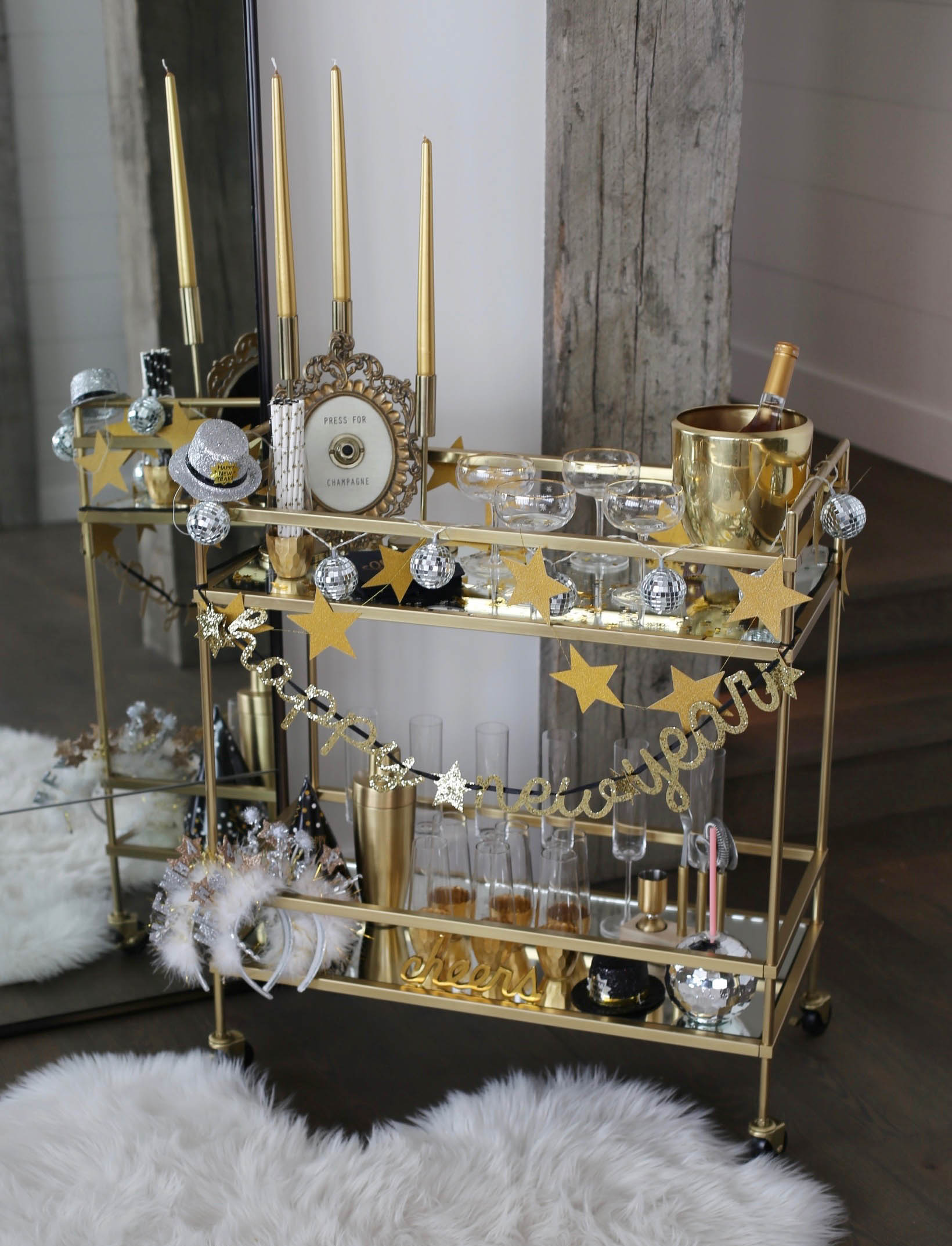 NYE Bar Cart