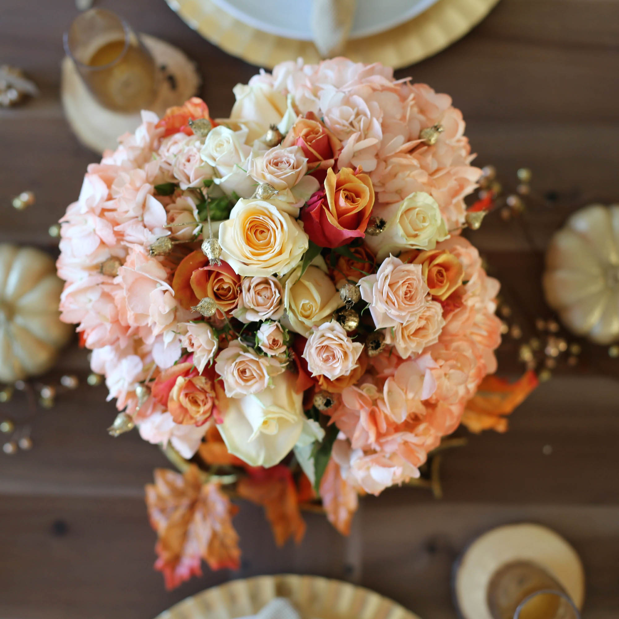 thanksgiving tablescape styled by kasey 
