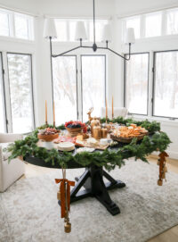christmas holiday grazing table