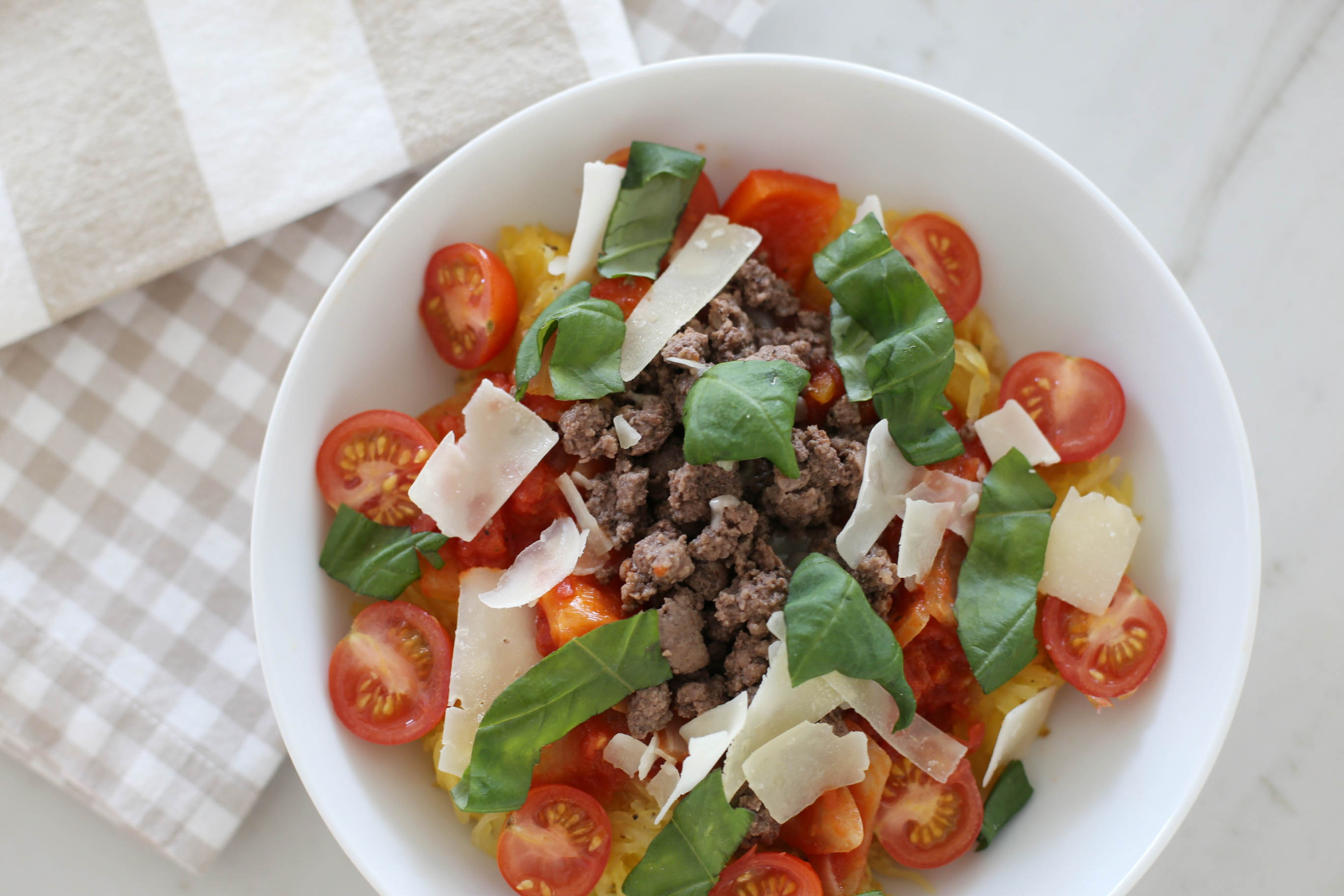 spaghetti squash bowl