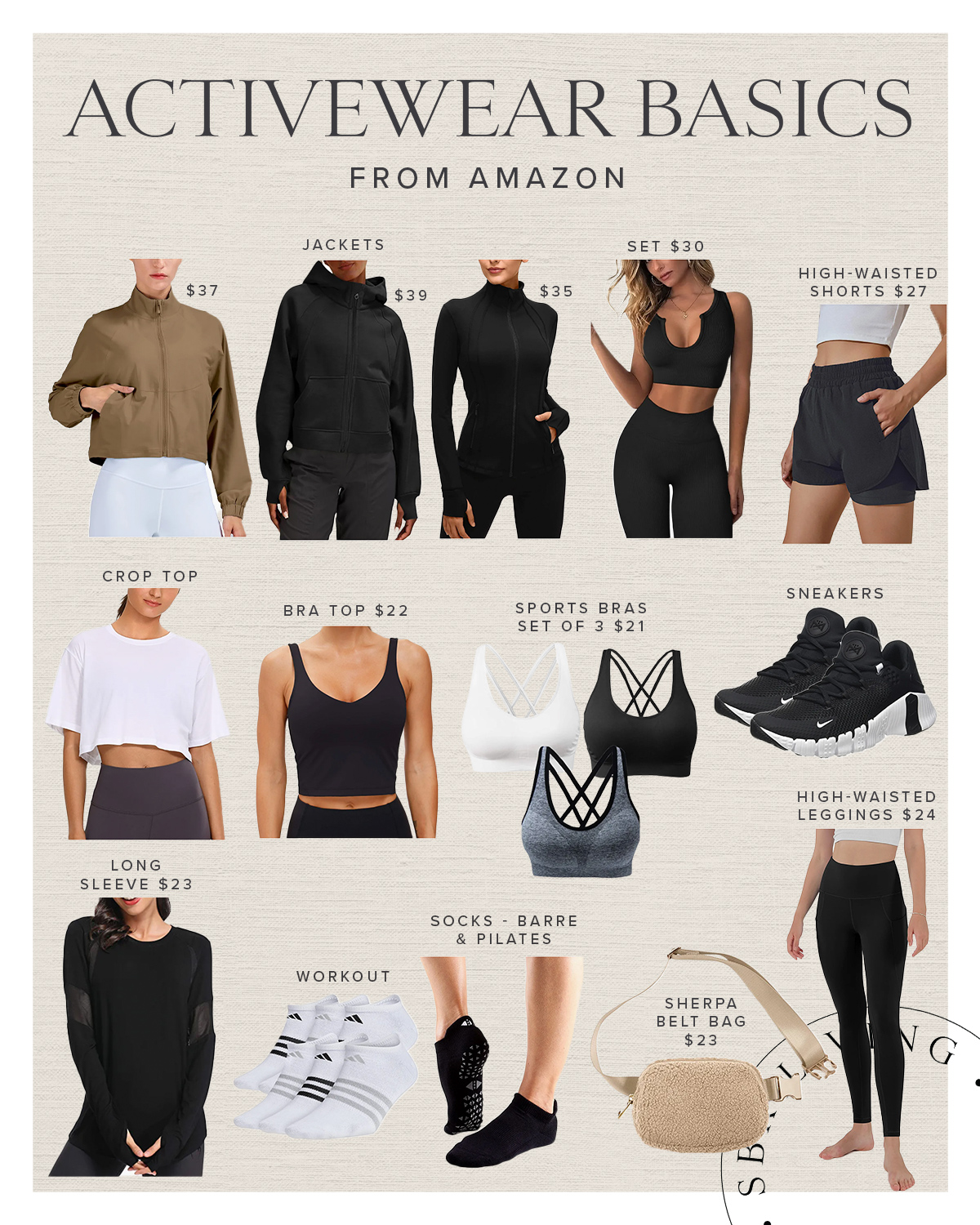 Amazon Activewear Basics