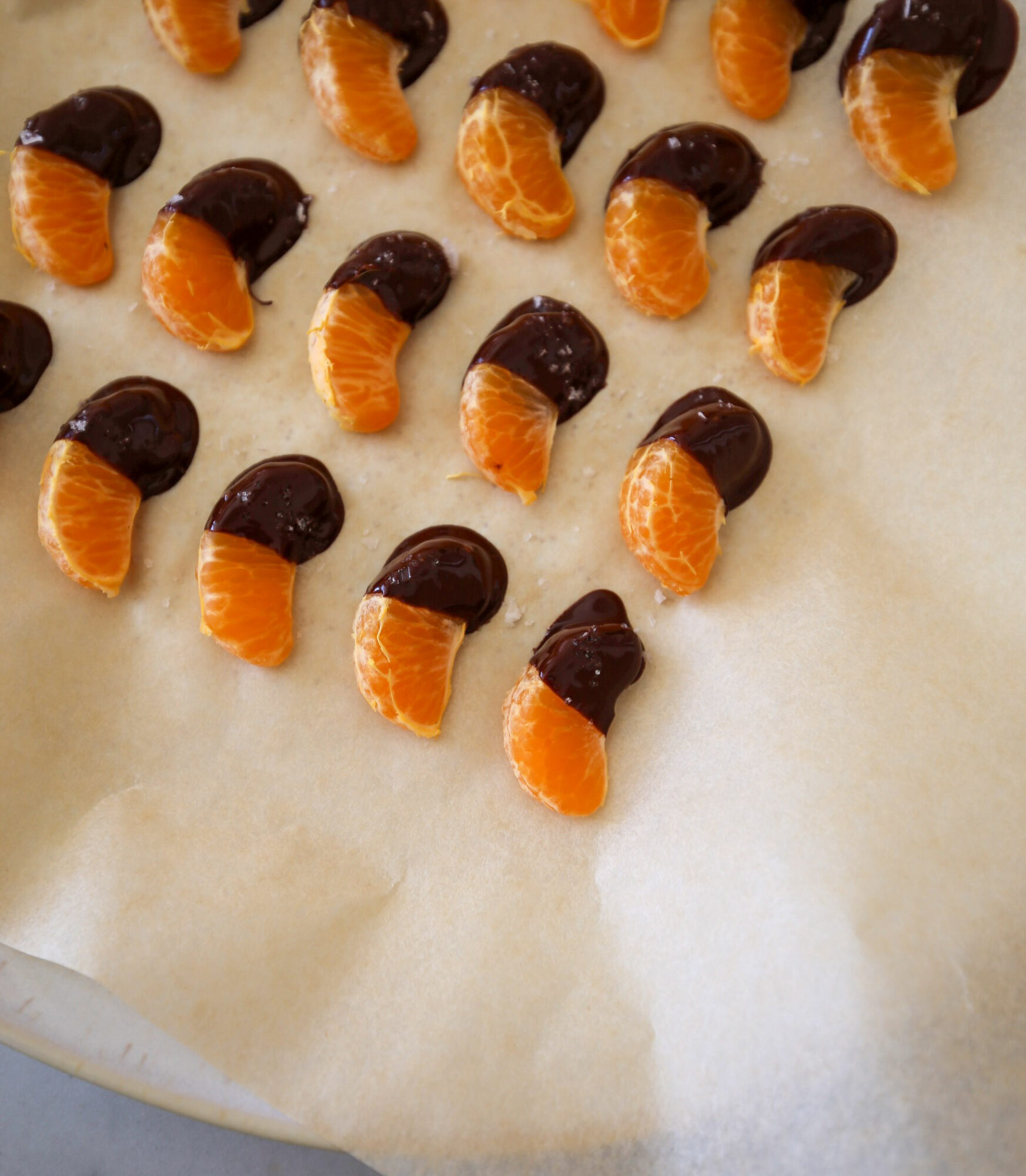 chocolate dipped mandarin oranges