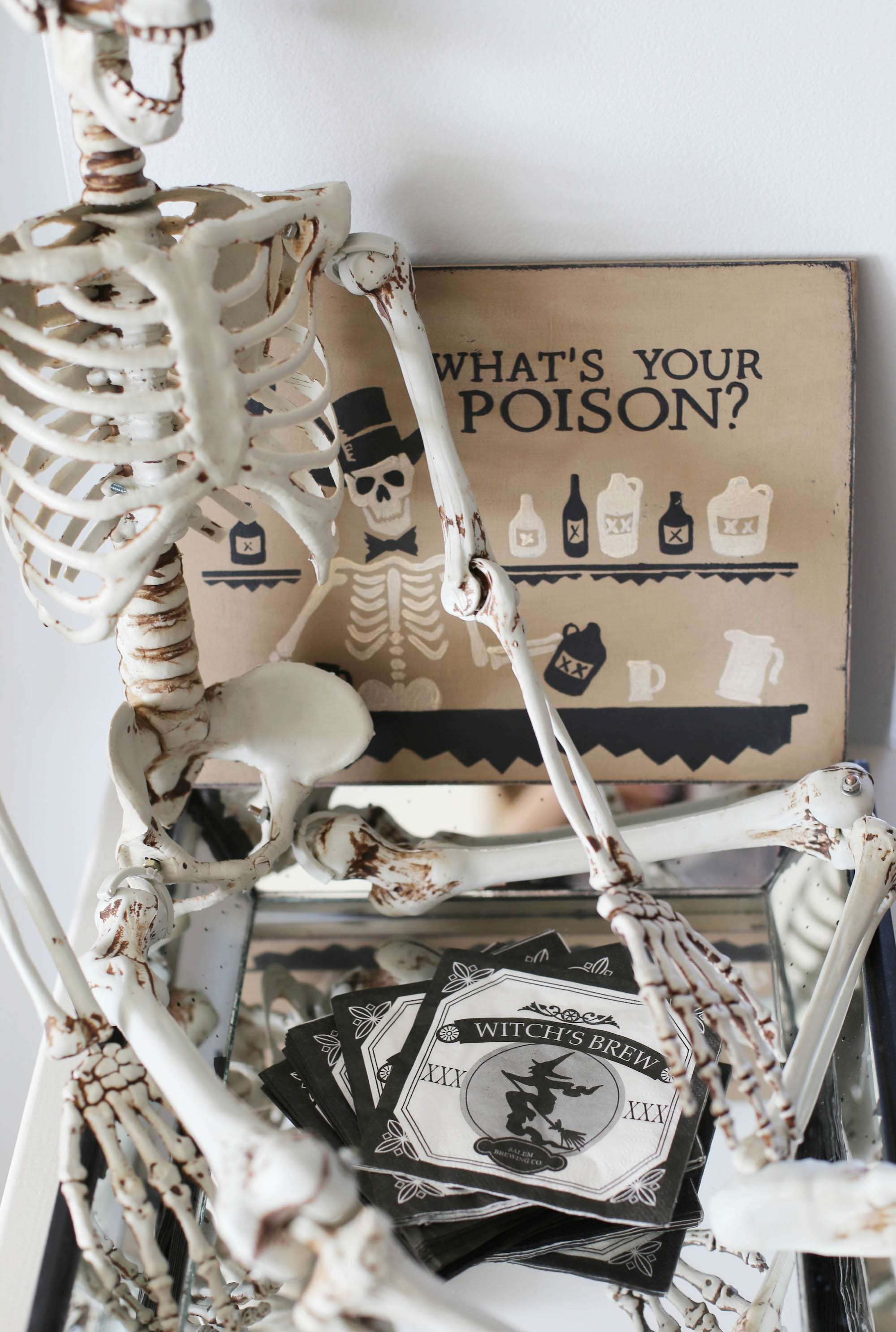 halloween decor styled by kasey