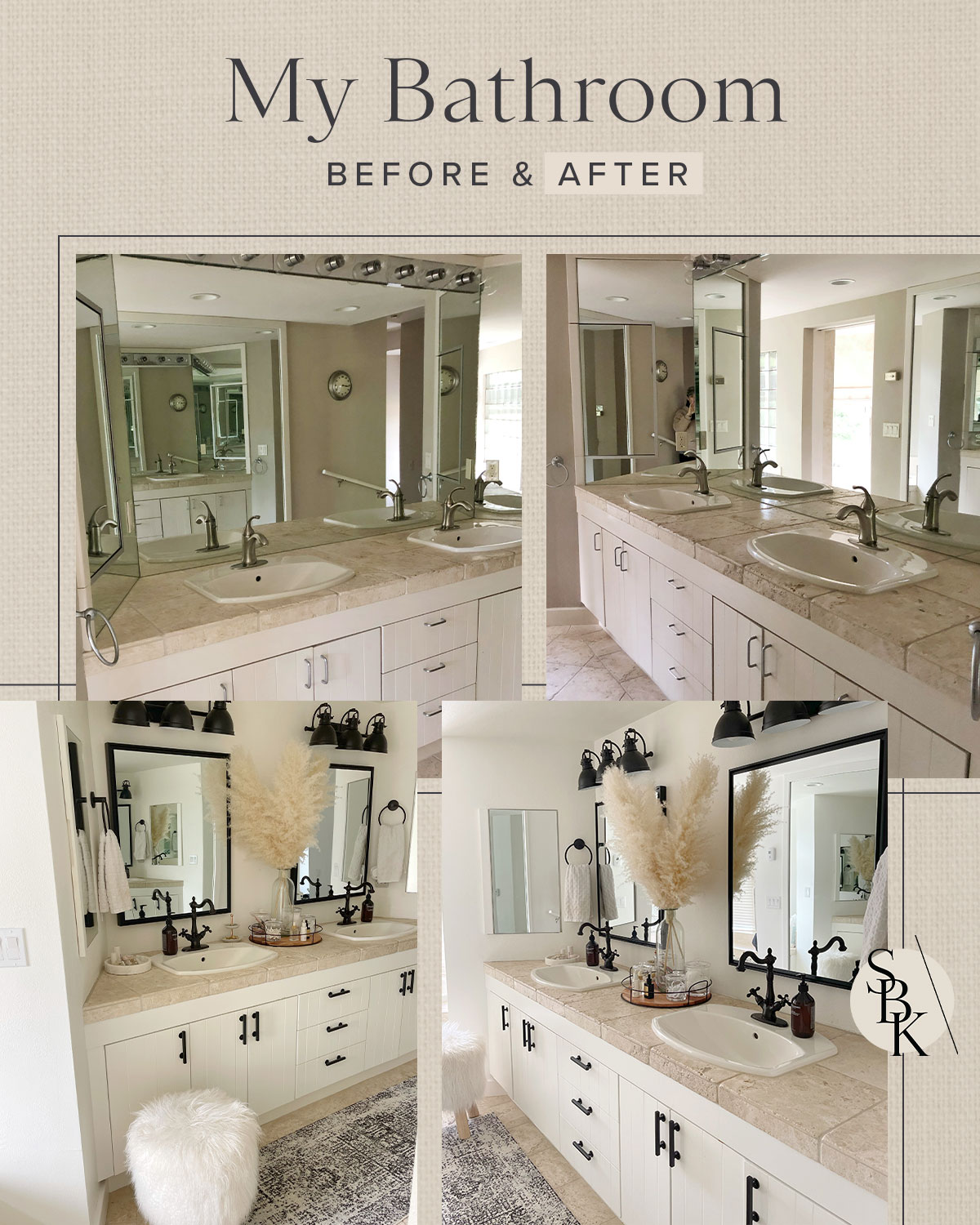 before and after bathroom