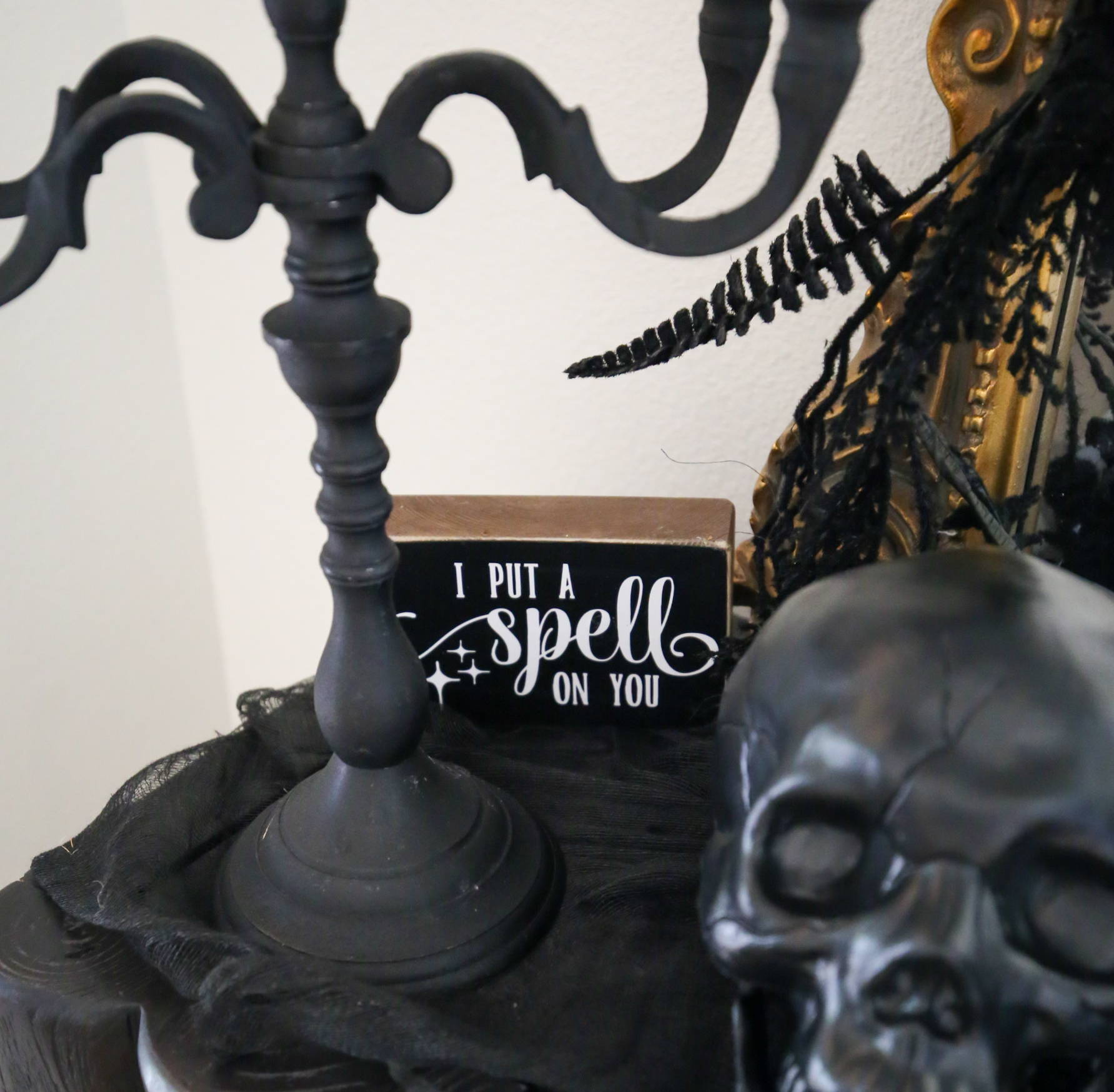 vintage style halloween entry