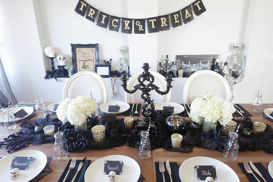 halloween dinner party