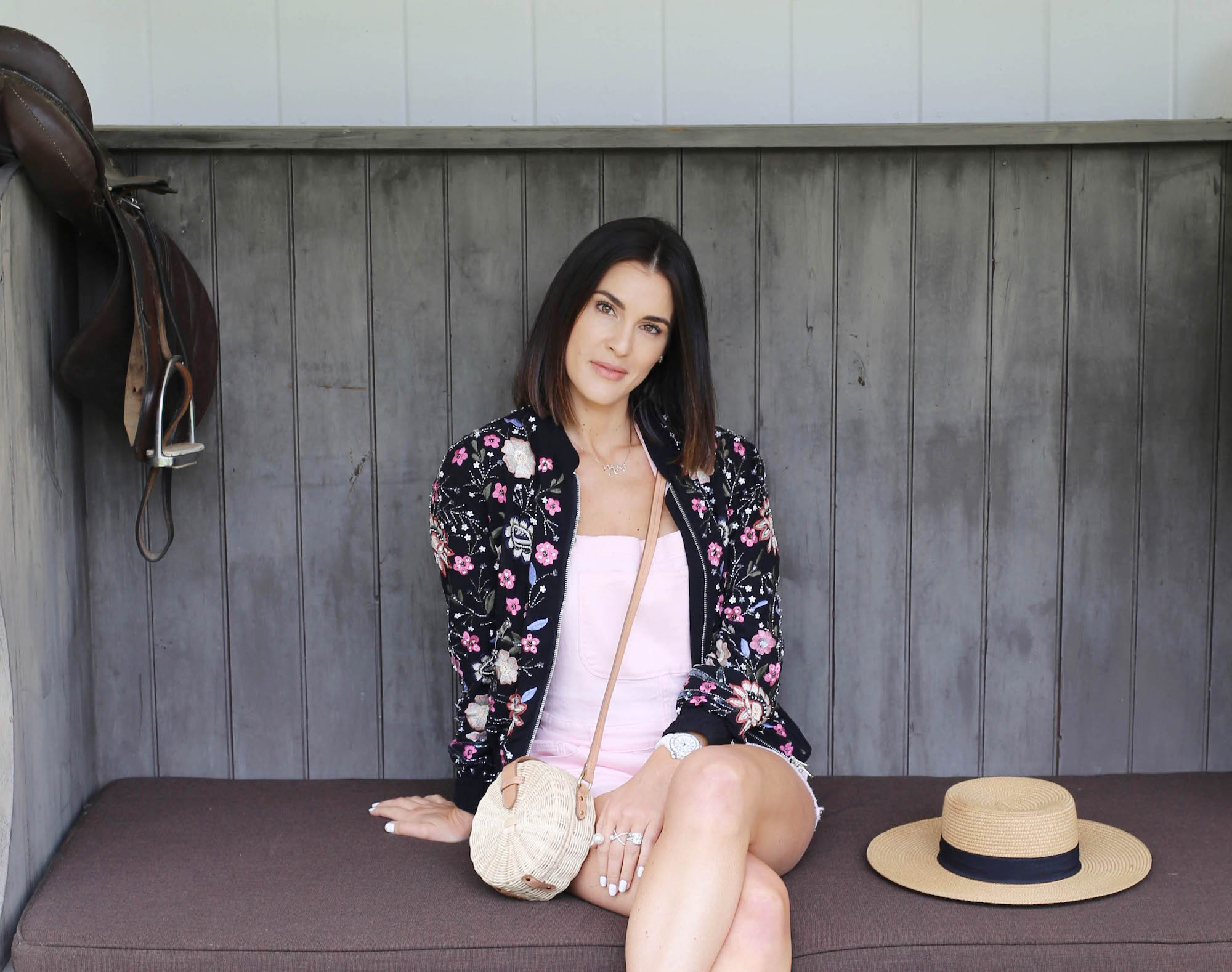 blush overalls