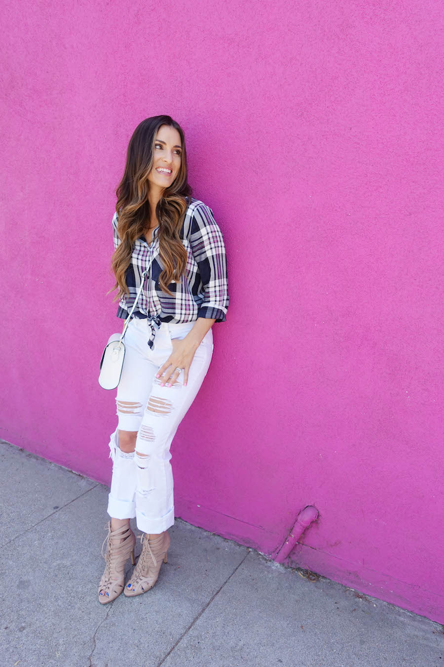 pink wall_vc laceup_styledbykasey