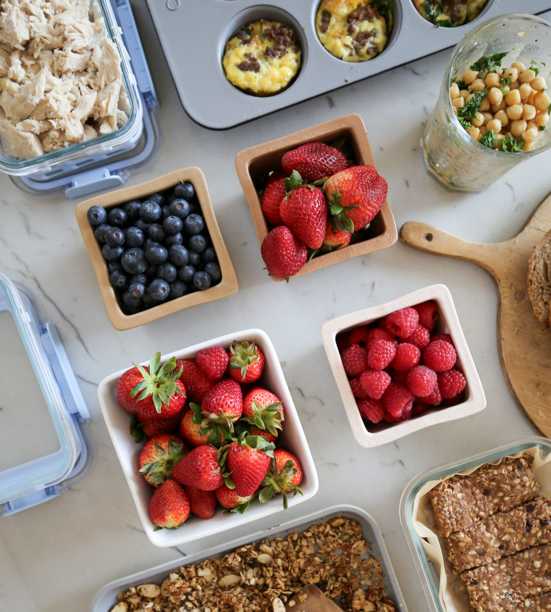 weekly food prep details